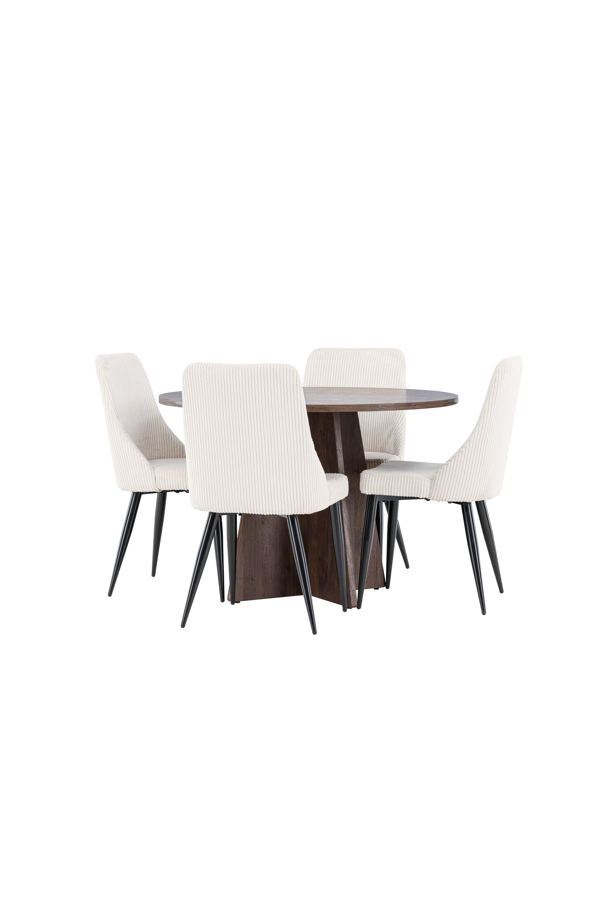 Bootcut Esstisch mit Leone Stühlen in  präsentiert im Onlineshop von KAQTU Design AG. Bartischset ist von Venture Home