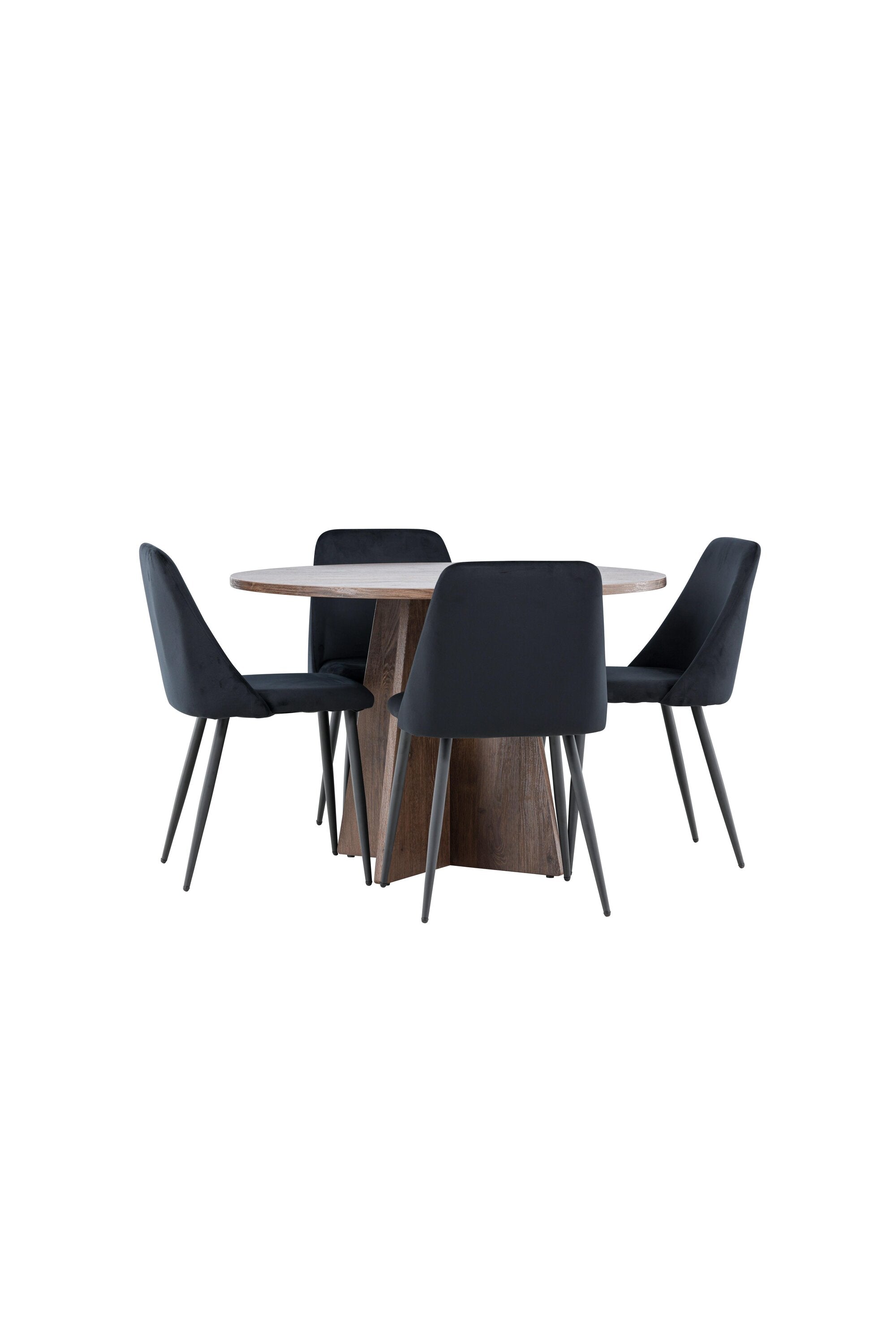 Bootcut Esszimmertisch mit Night Stühlen in  präsentiert im Onlineshop von KAQTU Design AG. Bartischset ist von Venture Home