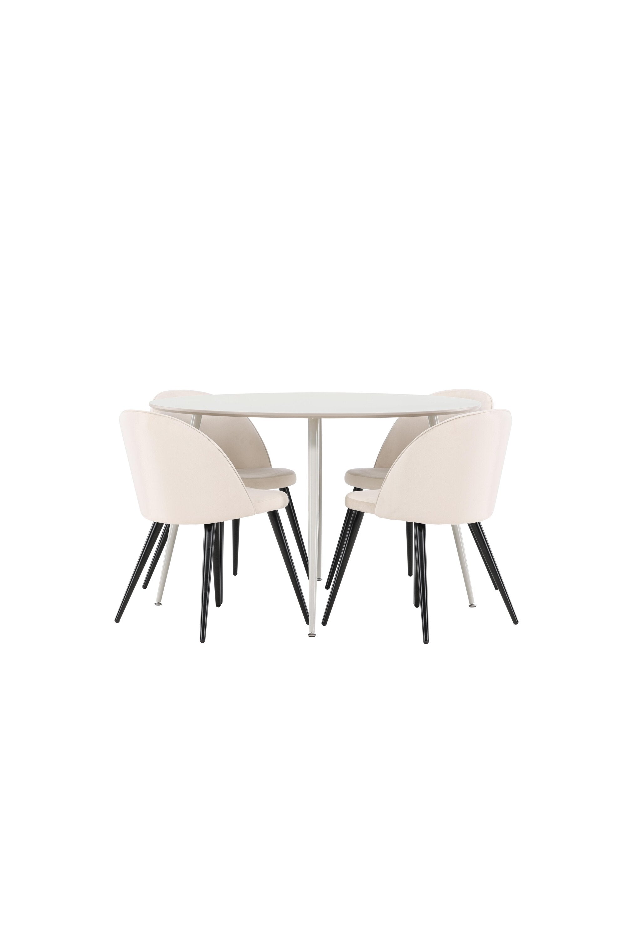 Tisch Plaza zum Essen mit Stühlen aus Velvet in  präsentiert im Onlineshop von KAQTU Design AG. Bartischset ist von Venture Home