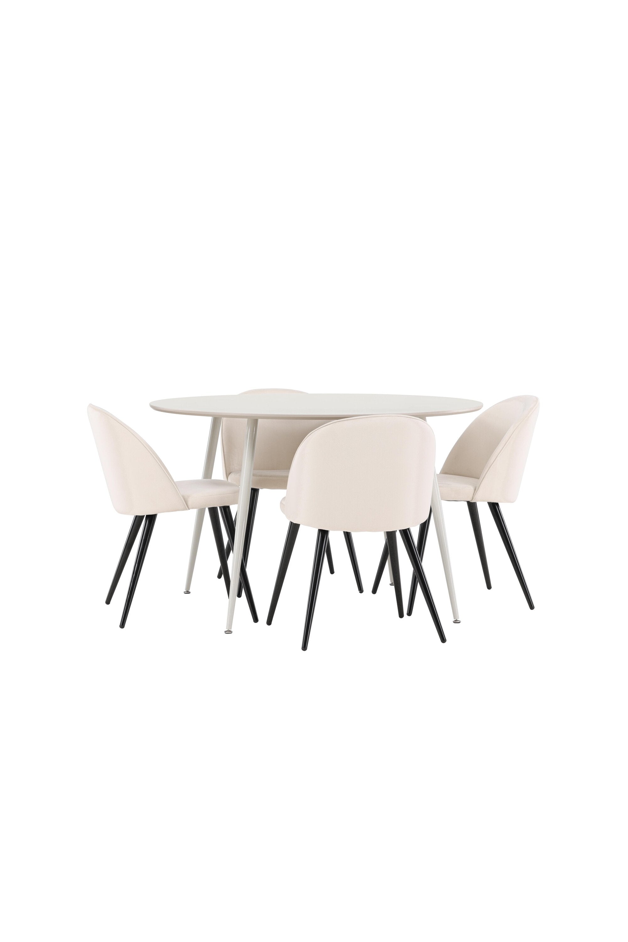 Tisch Plaza zum Essen mit Stühlen aus Velvet in  präsentiert im Onlineshop von KAQTU Design AG. Bartischset ist von Venture Home