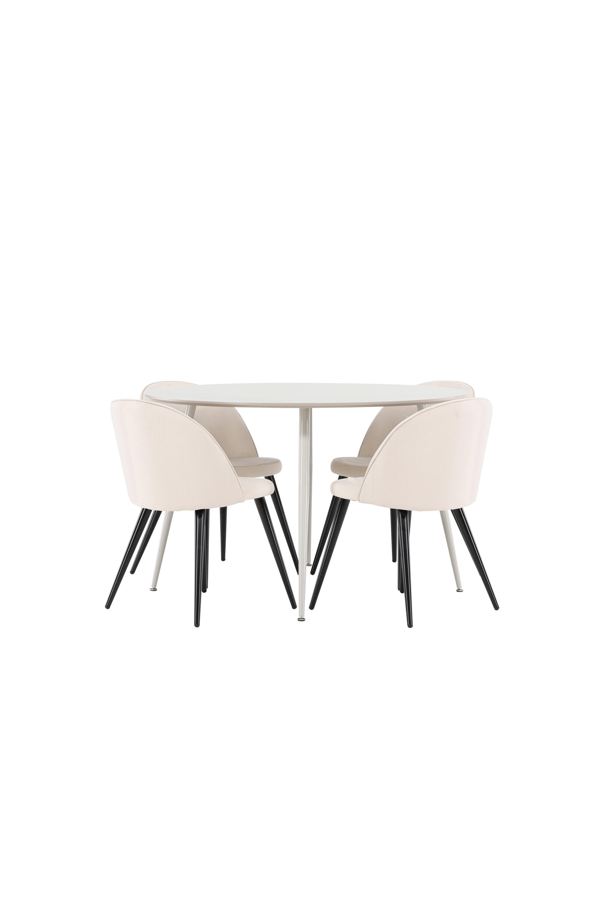 Tisch Plaza zum Essen mit Stühlen aus Velvet in  präsentiert im Onlineshop von KAQTU Design AG. Bartischset ist von Venture Home