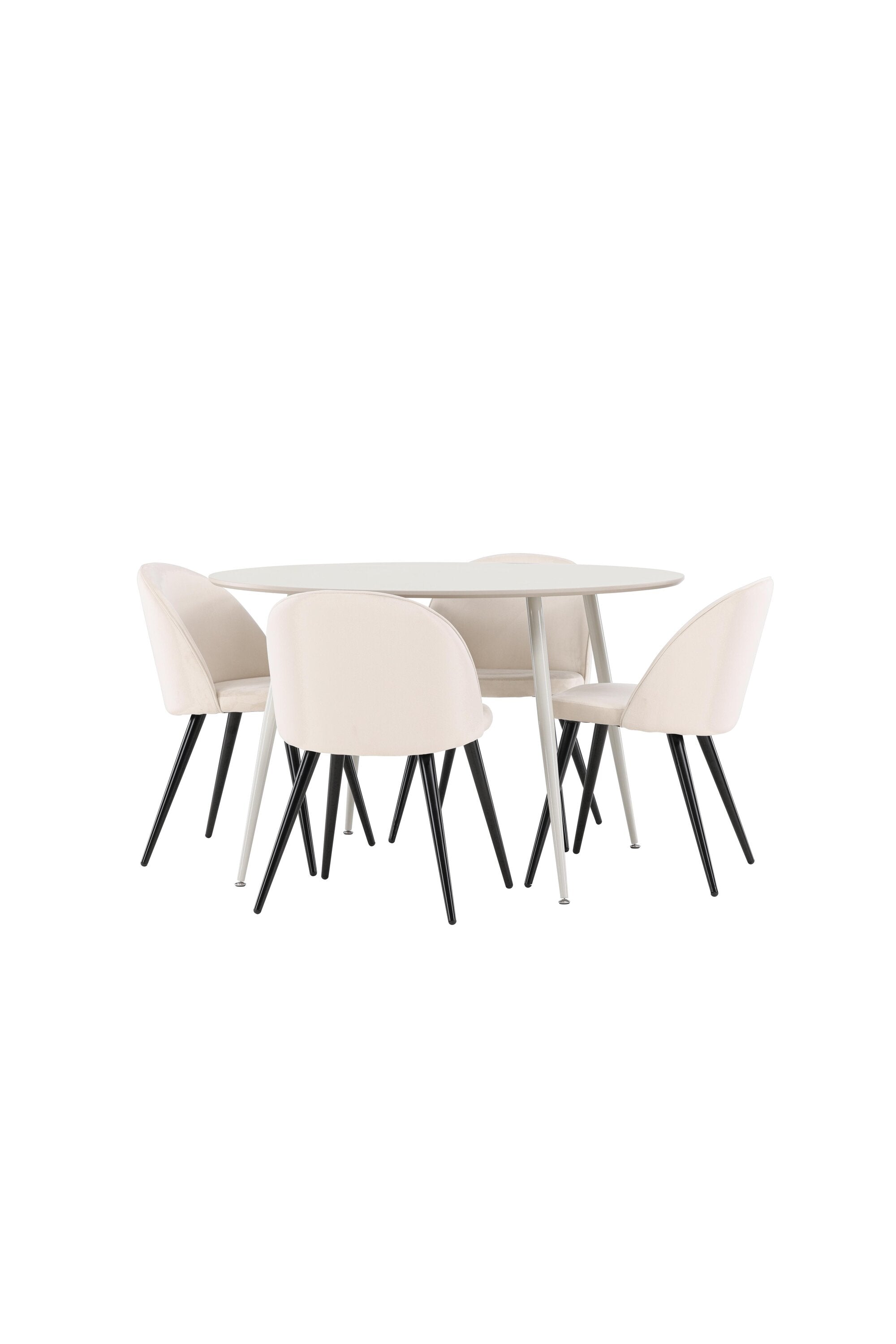 Tisch Plaza zum Essen mit Stühlen aus Velvet in  präsentiert im Onlineshop von KAQTU Design AG. Bartischset ist von Venture Home