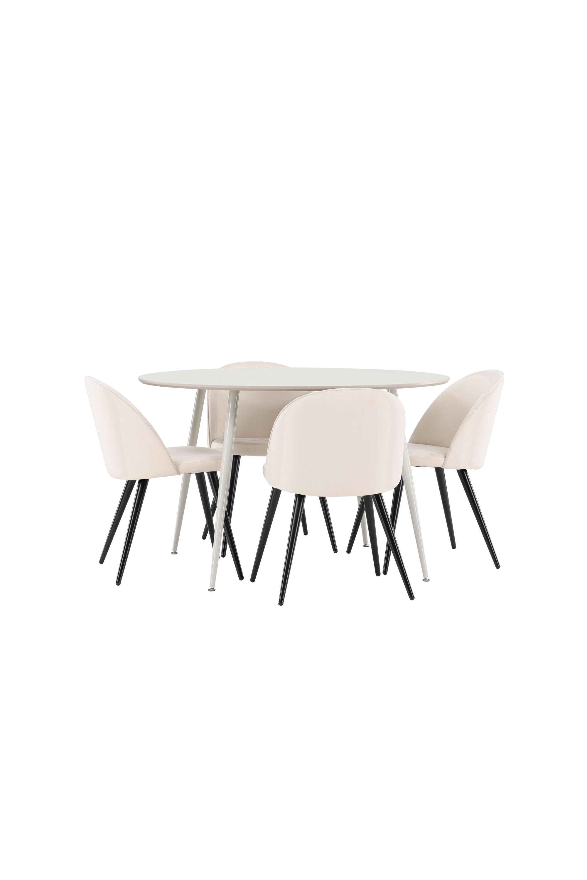 Tisch Plaza zum Essen mit Stühlen aus Velvet in  präsentiert im Onlineshop von KAQTU Design AG. Bartischset ist von Venture Home