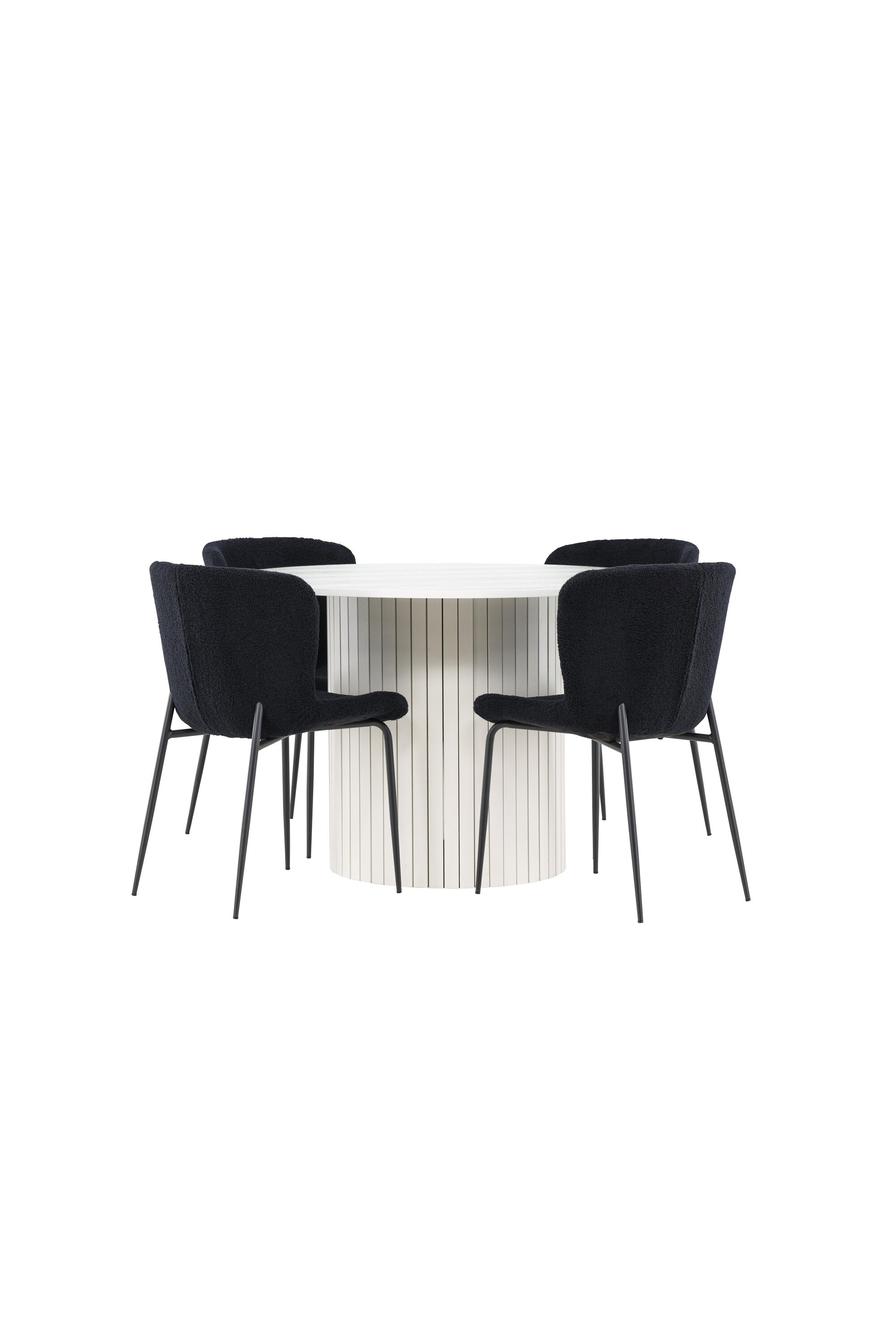 Härön Esstisch mit Modesto Stühlen in  präsentiert im Onlineshop von KAQTU Design AG. Bartischset ist von Venture Home