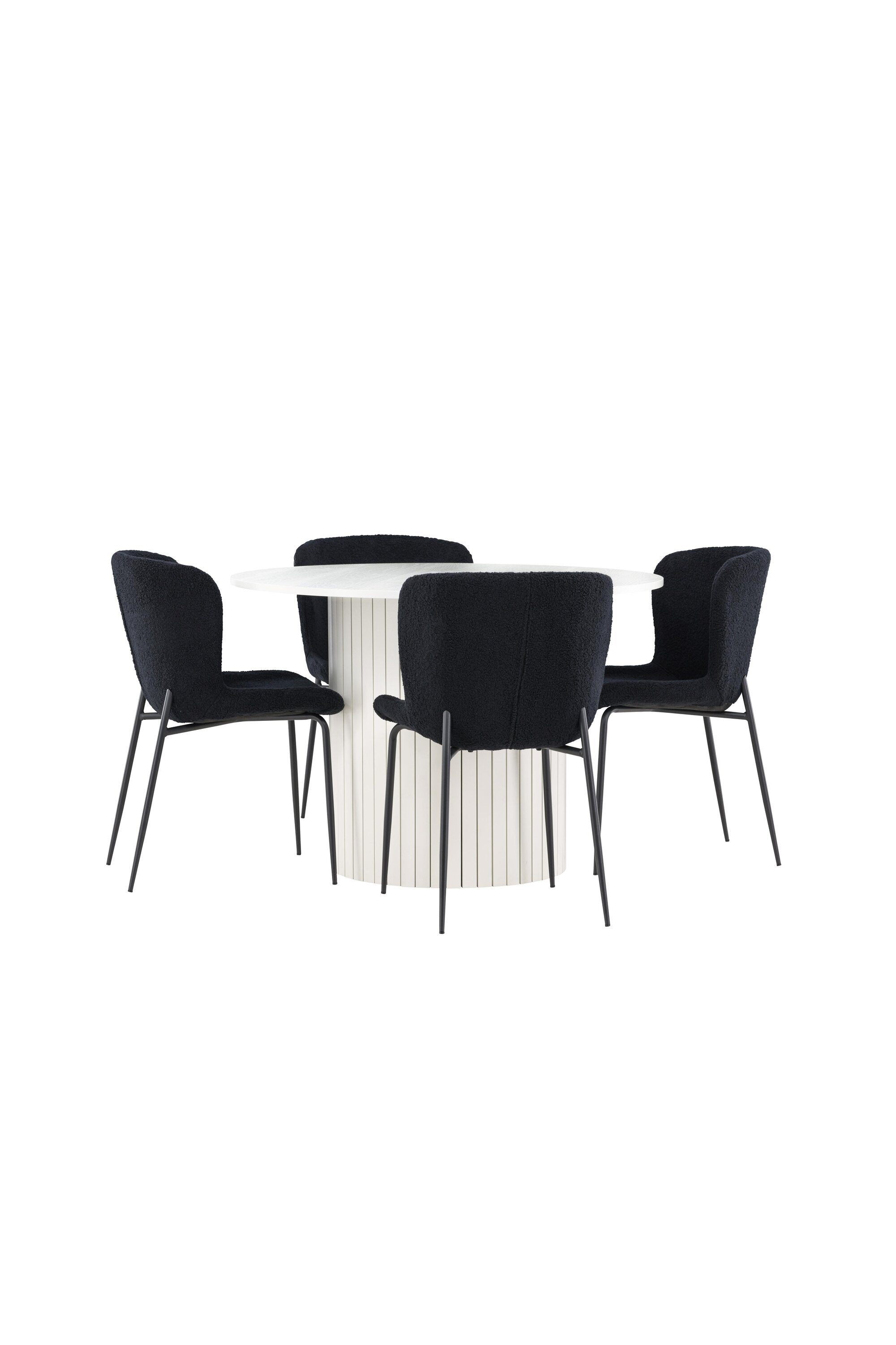 Härön Esstisch mit Modesto Stühlen in  präsentiert im Onlineshop von KAQTU Design AG. Bartischset ist von Venture Home