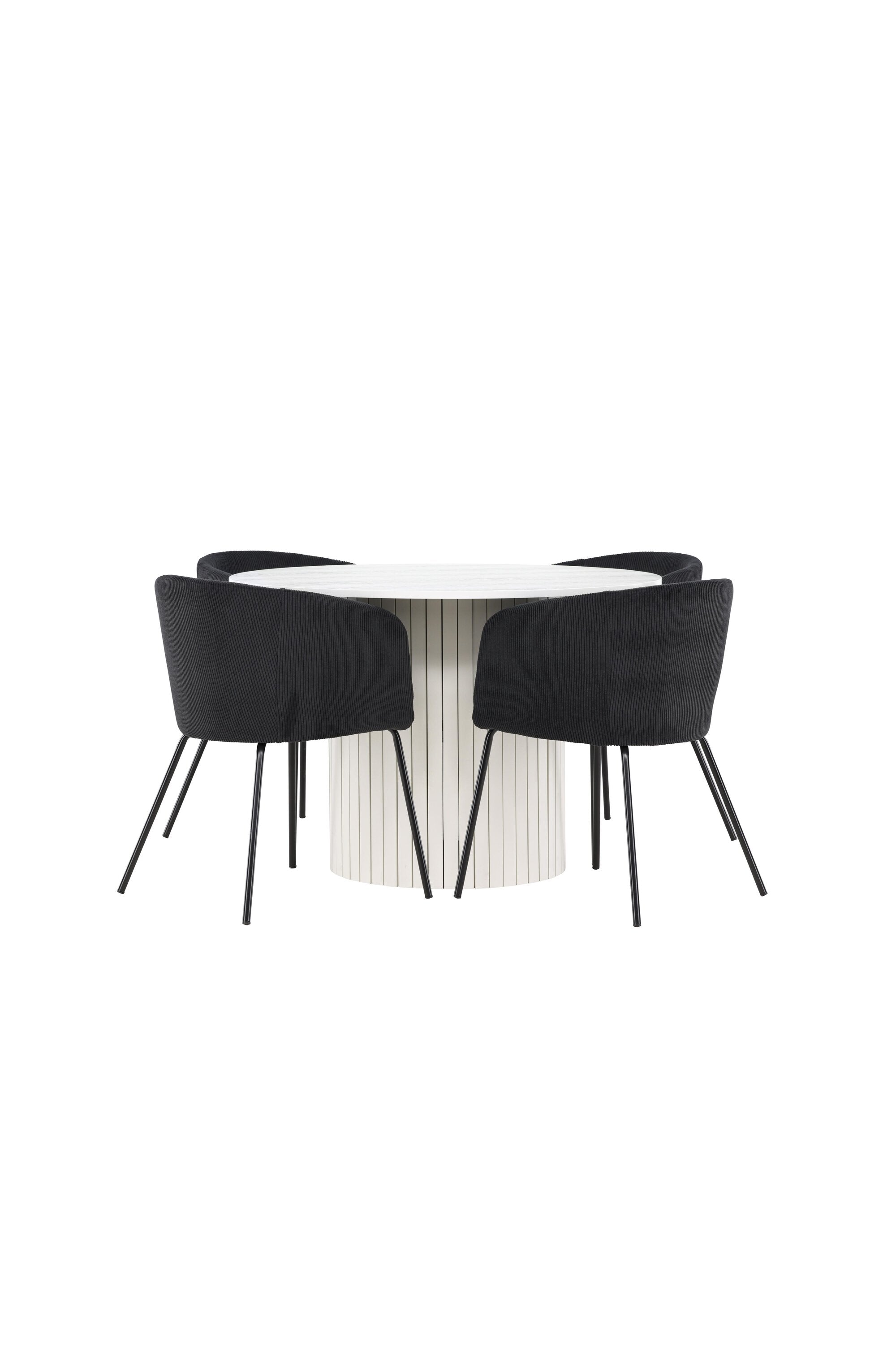Härön Esstisch mit Berit Stühlen in  präsentiert im Onlineshop von KAQTU Design AG. Bartischset ist von Venture Home