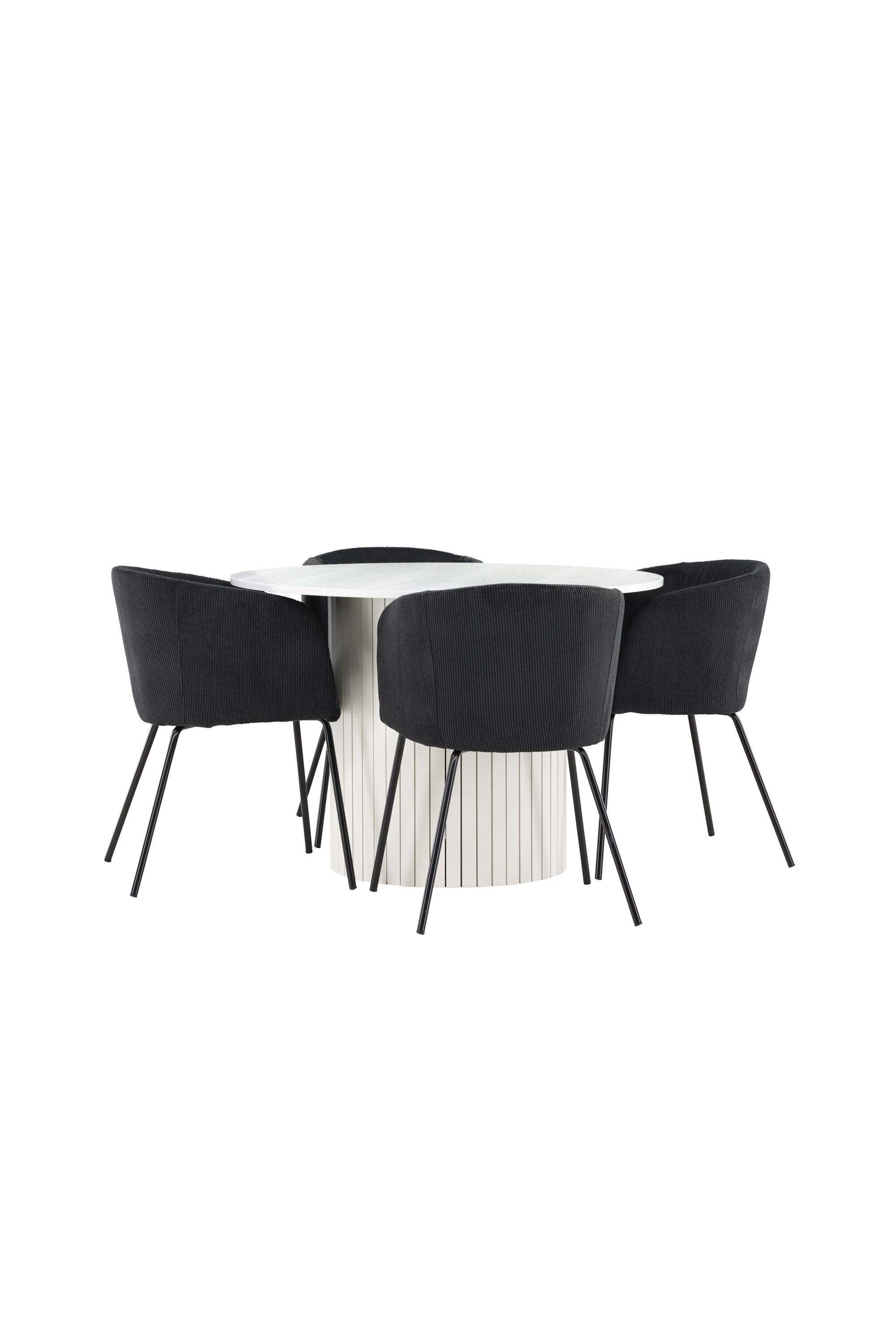 Härön Esstisch mit Berit Stühlen in  präsentiert im Onlineshop von KAQTU Design AG. Bartischset ist von Venture Home