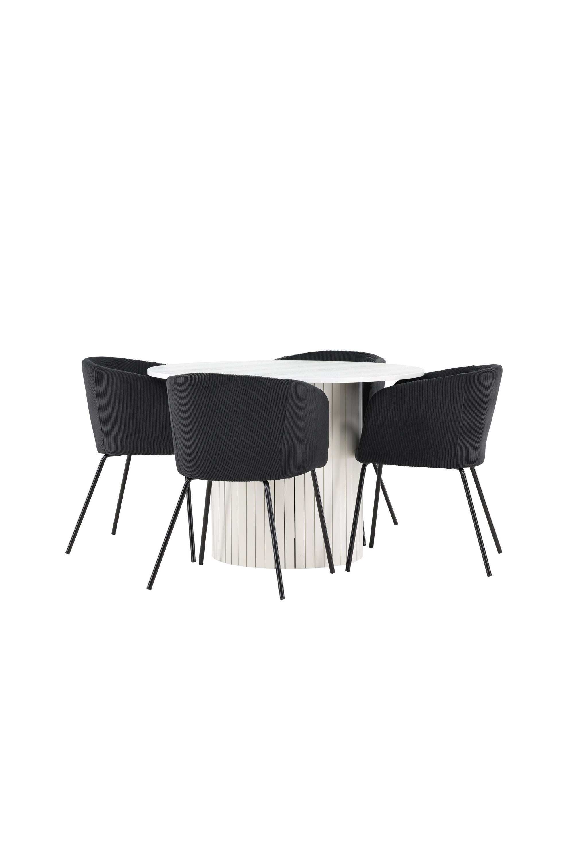 Härön Esstisch mit Berit Stühlen in  präsentiert im Onlineshop von KAQTU Design AG. Bartischset ist von Venture Home