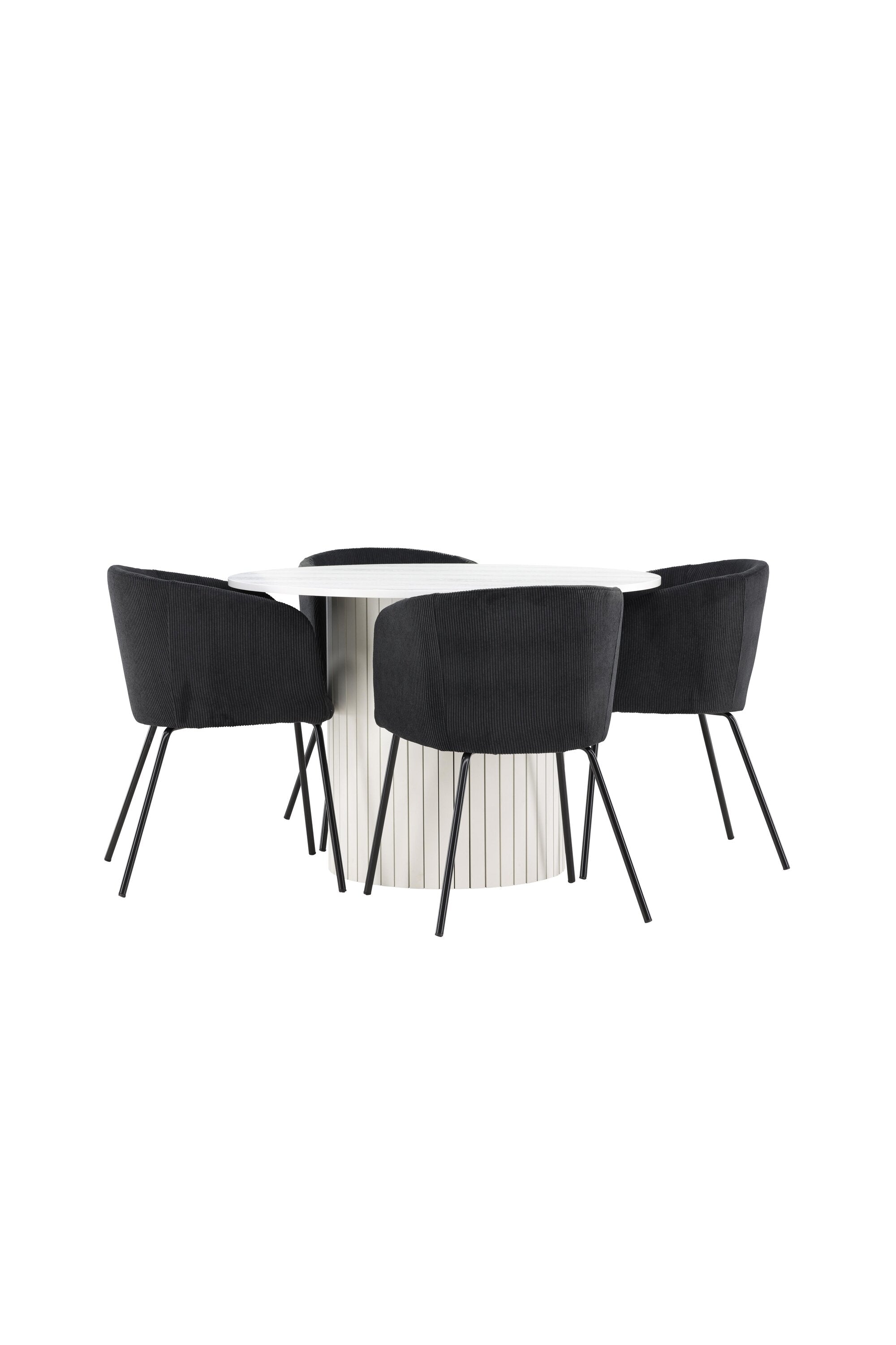 Härön Esstisch mit Berit Stühlen in  präsentiert im Onlineshop von KAQTU Design AG. Bartischset ist von Venture Home