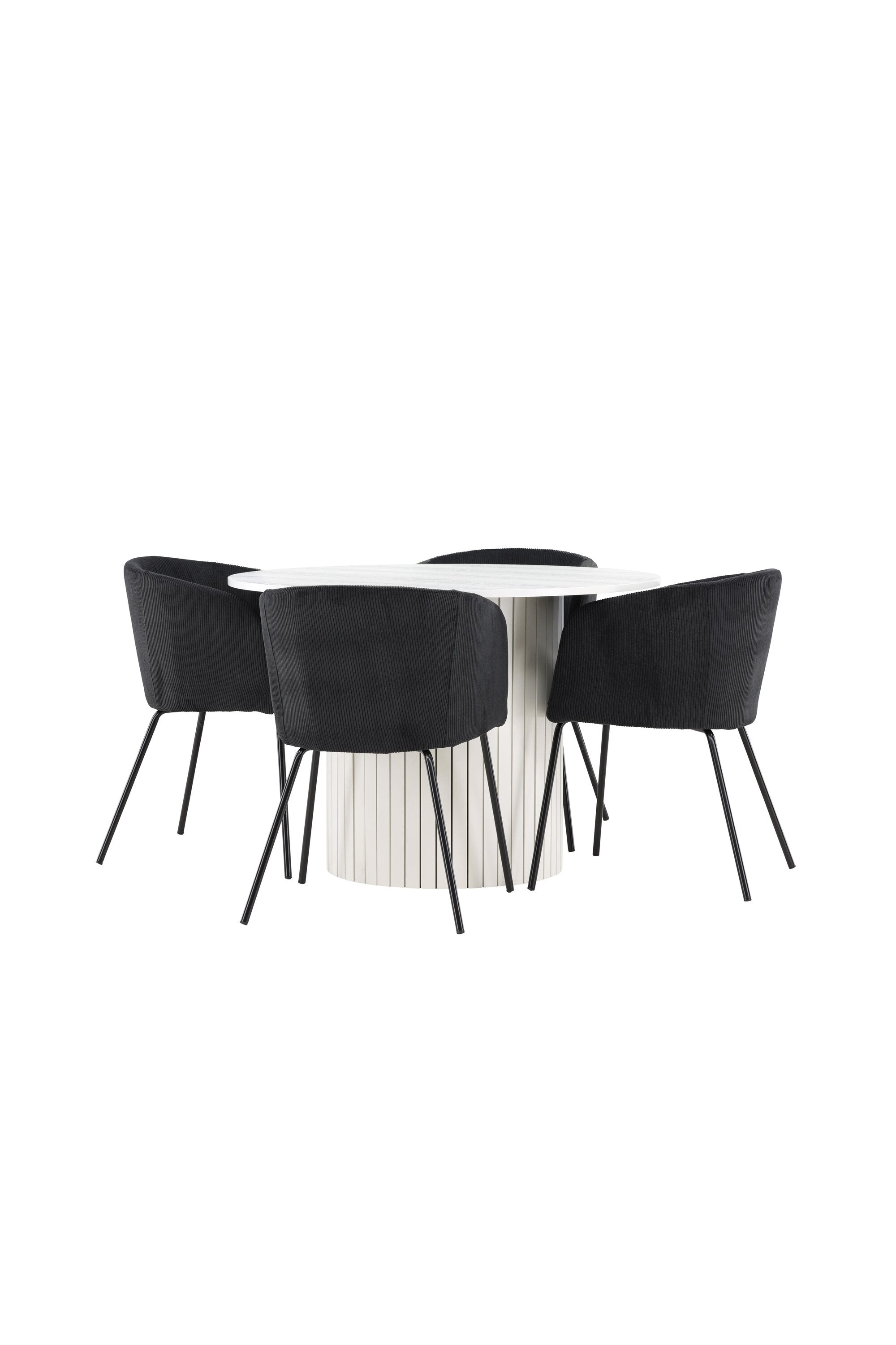 Härön Esstisch mit Berit Stühlen in  präsentiert im Onlineshop von KAQTU Design AG. Bartischset ist von Venture Home