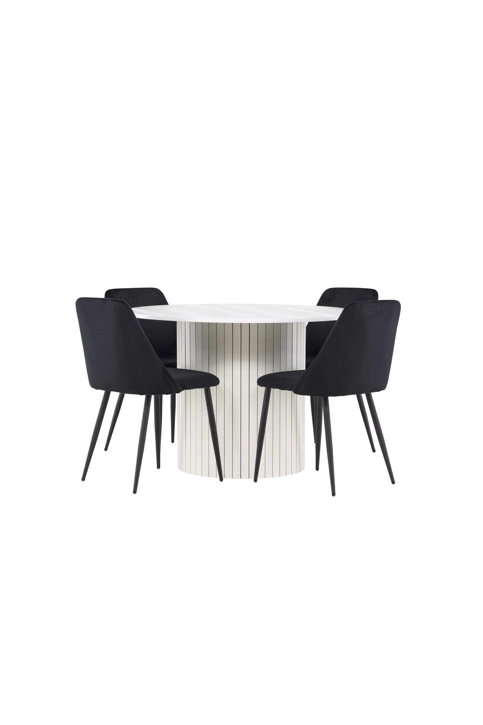Härön Esstisch mit Night Stühlen in  präsentiert im Onlineshop von KAQTU Design AG. Bartischset ist von Venture Home