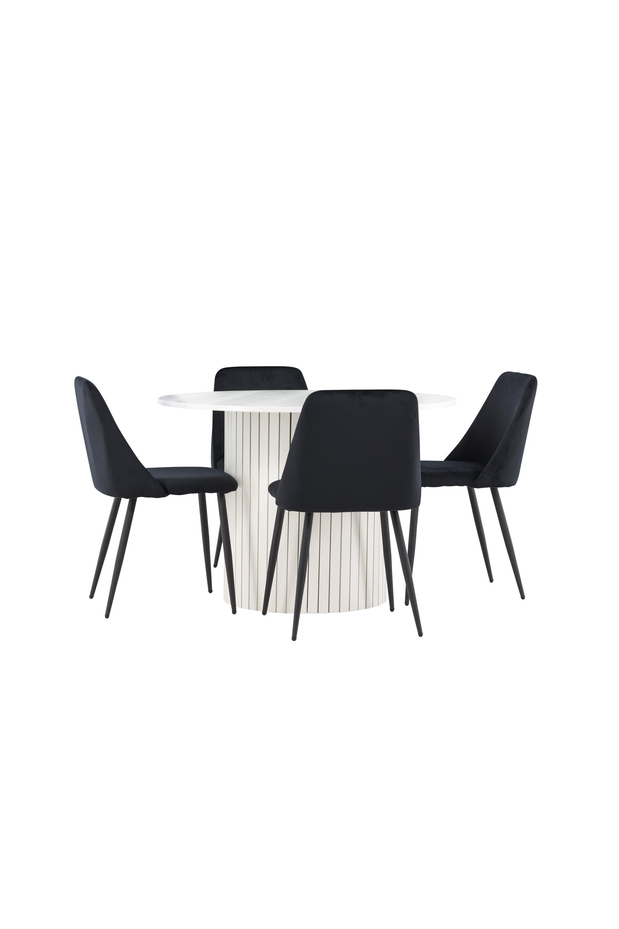 Härön Esstisch mit Night Stühlen in  präsentiert im Onlineshop von KAQTU Design AG. Bartischset ist von Venture Home