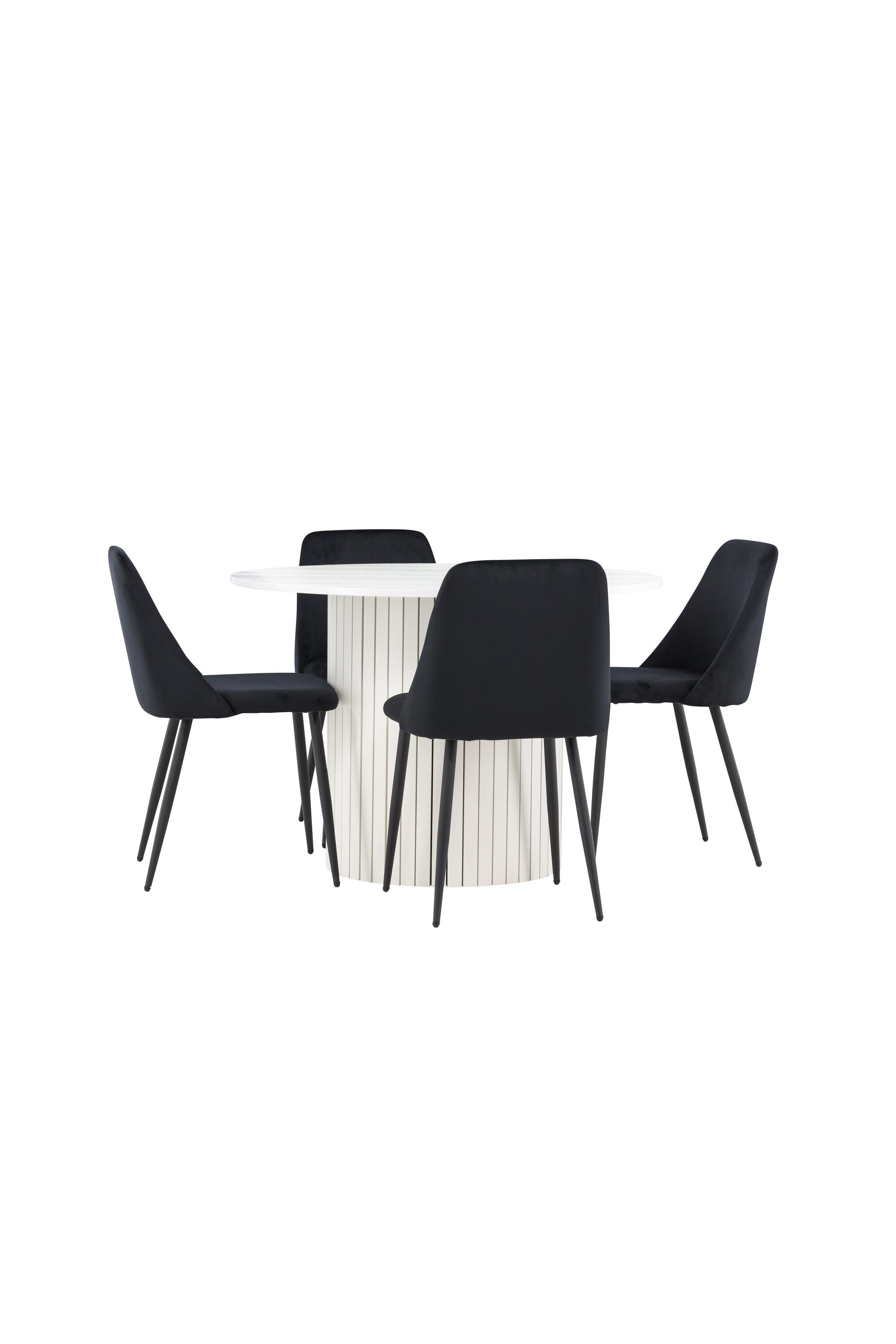 Härön Esstisch mit Night Stühlen in  präsentiert im Onlineshop von KAQTU Design AG. Bartischset ist von Venture Home