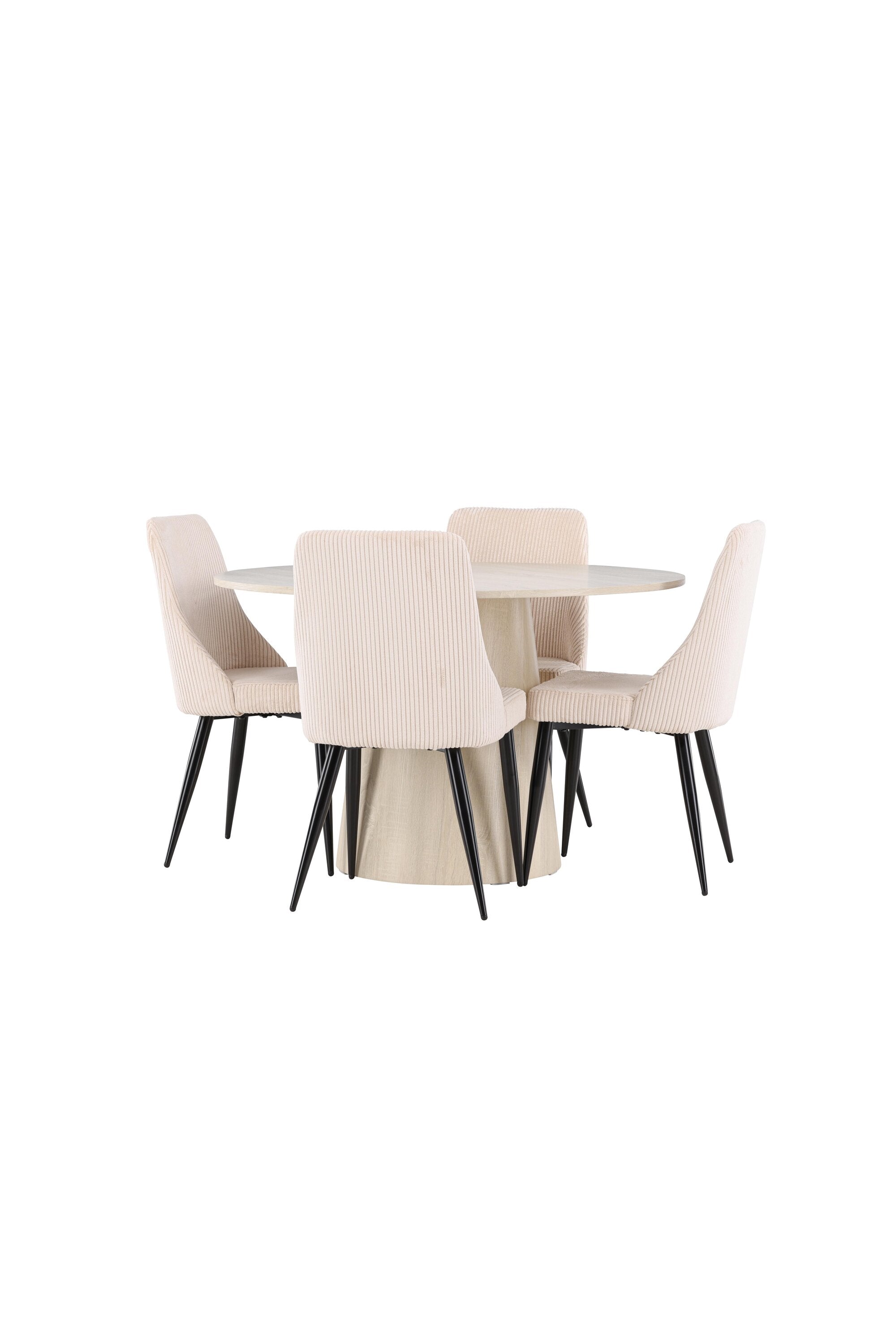 Lanzo Esstisch mit Leone Stühlen in  präsentiert im Onlineshop von KAQTU Design AG. Bartischset ist von Venture Home