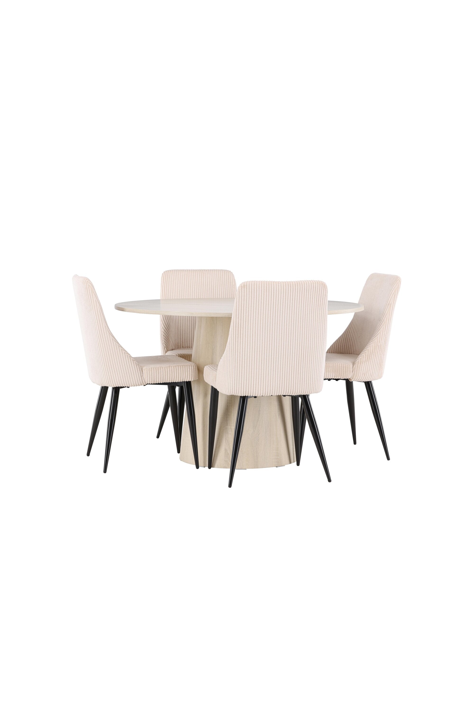 Lanzo Esstisch mit Leone Stühlen in  präsentiert im Onlineshop von KAQTU Design AG. Bartischset ist von Venture Home