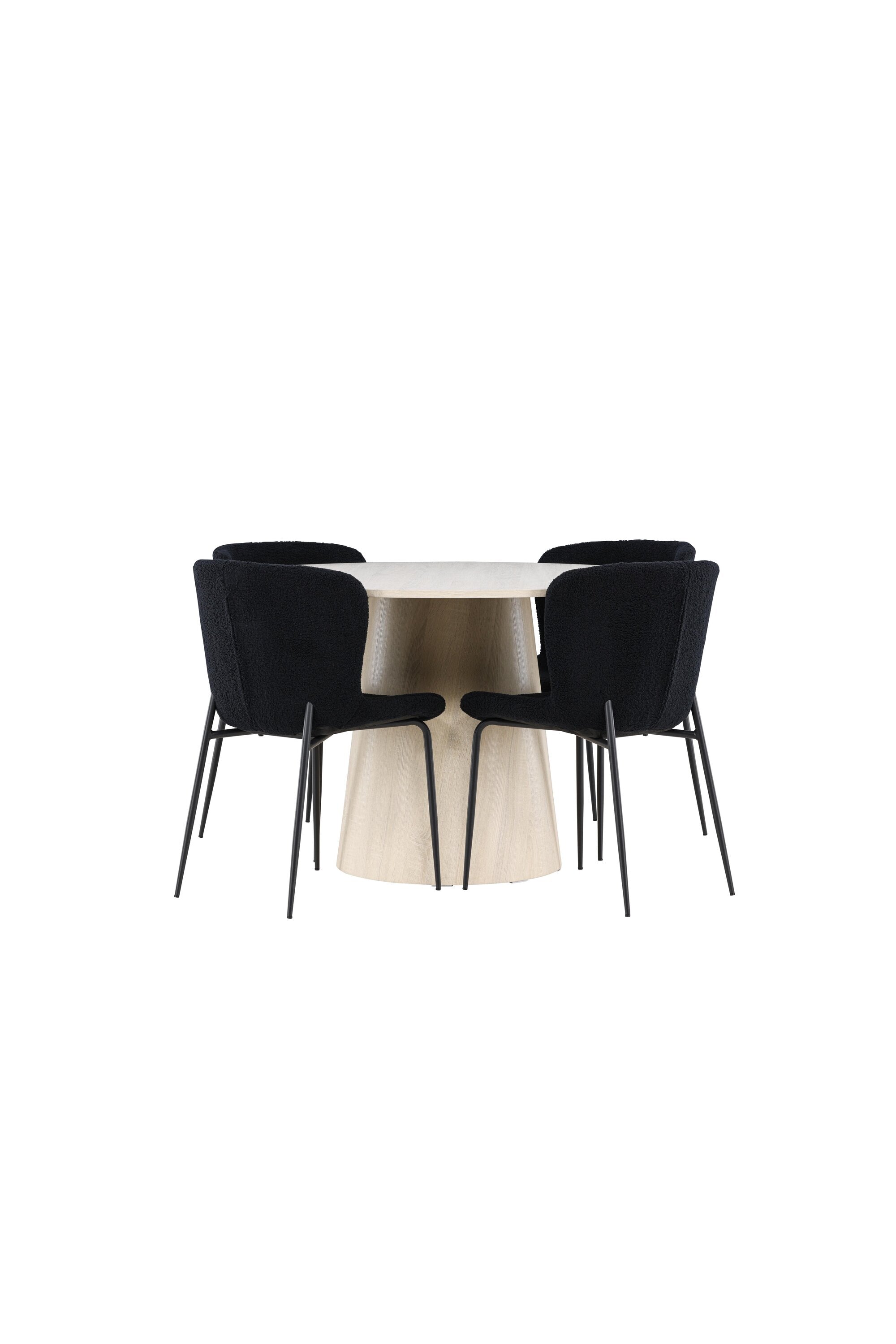 Tisch Lanzo mit Stühlen Modesto in  präsentiert im Onlineshop von KAQTU Design AG. Bartischset ist von Venture Home