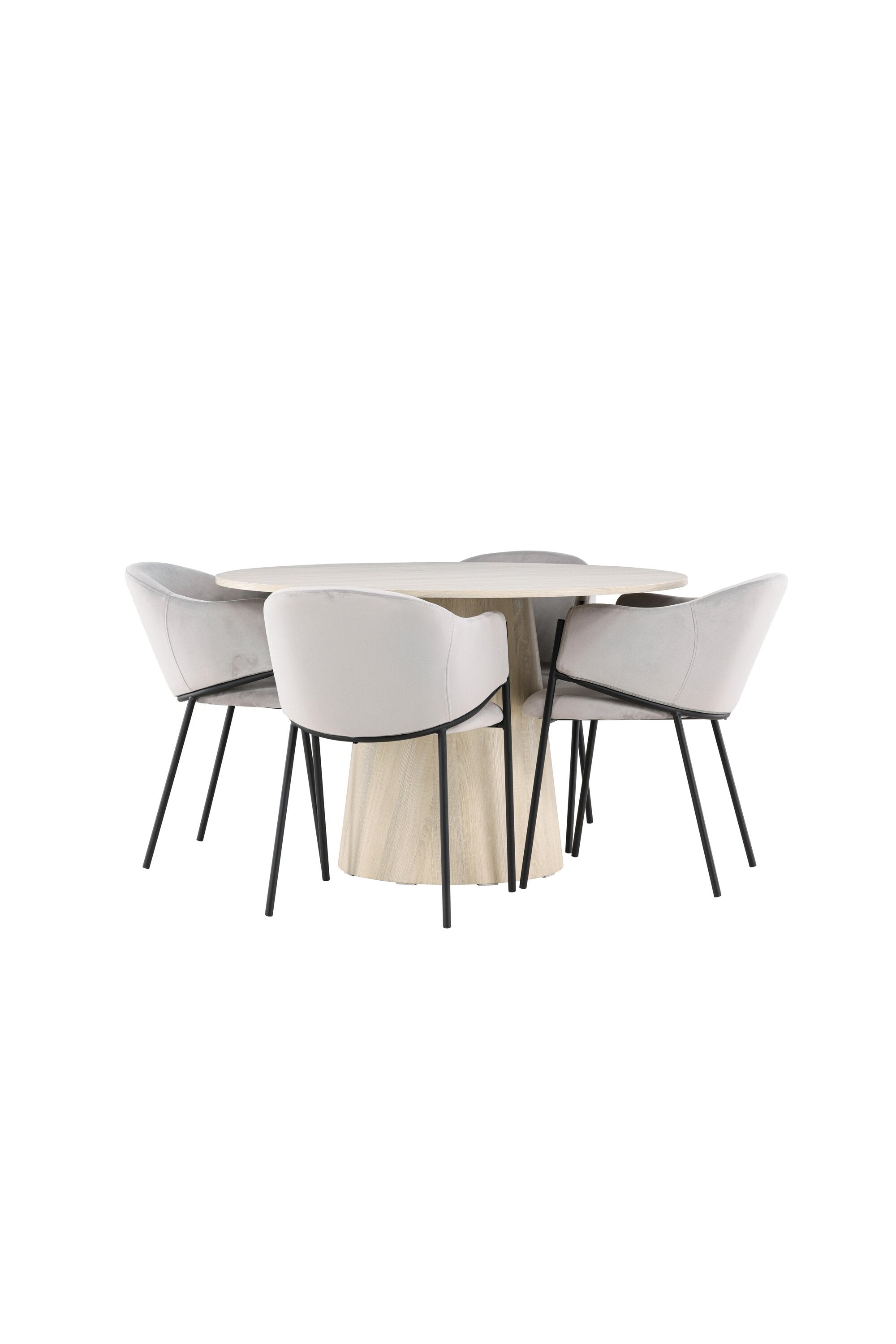 Lanzo Esstisch mit Evelina Stühlen in  präsentiert im Onlineshop von KAQTU Design AG. Bartischset ist von Venture Home