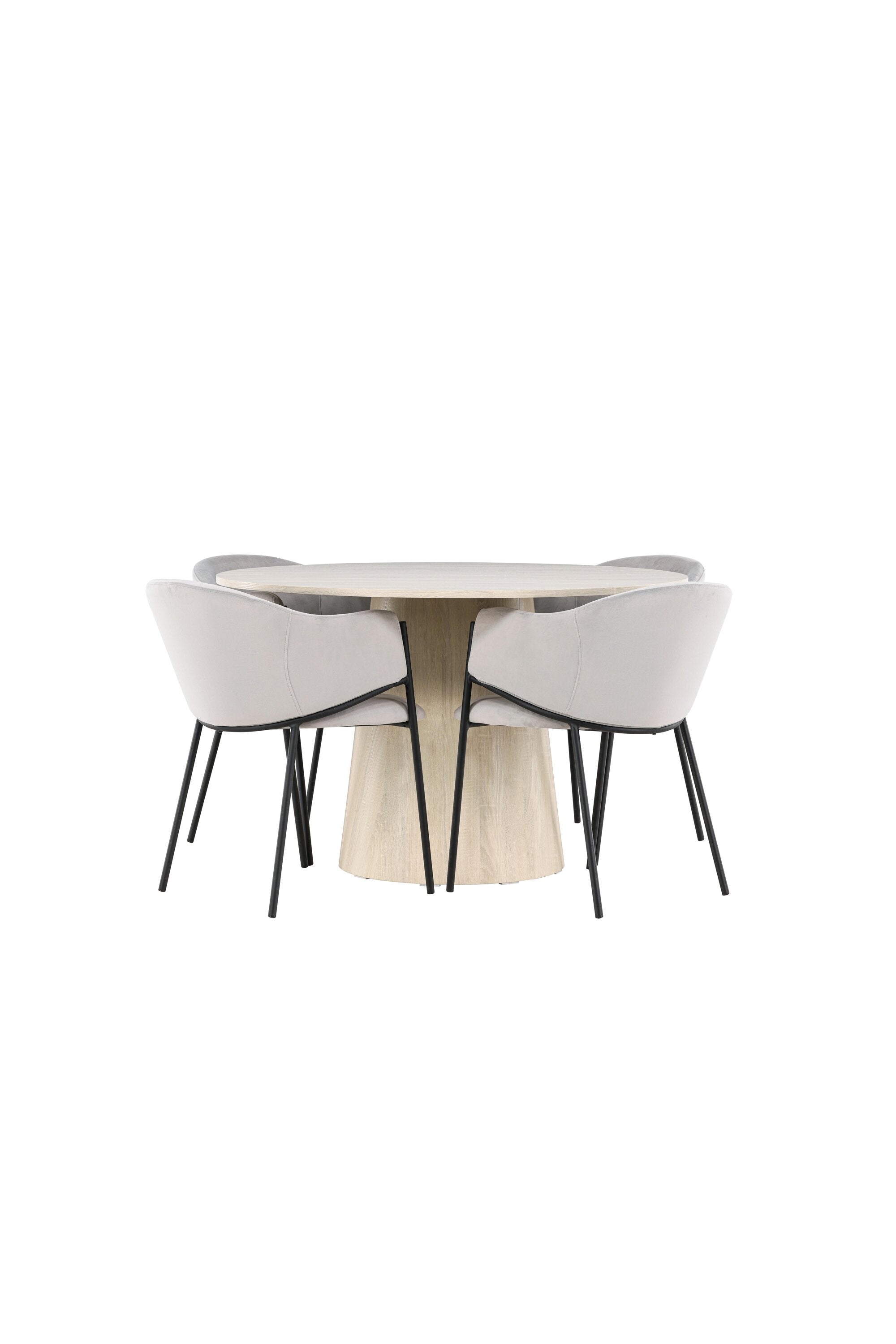 Lanzo Esstisch mit Evelina Stühlen in  präsentiert im Onlineshop von KAQTU Design AG. Bartischset ist von Venture Home