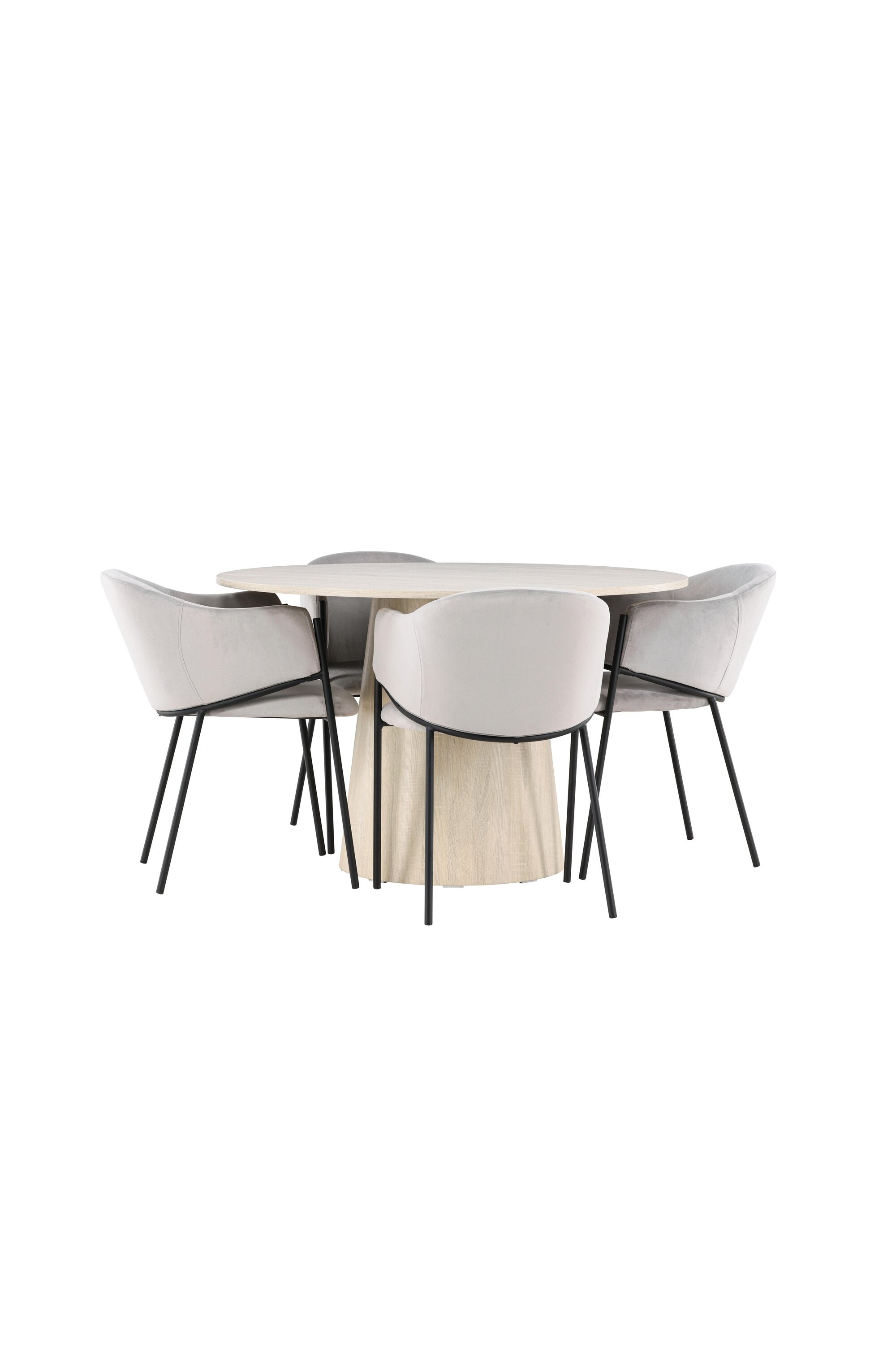 Lanzo Esstisch mit Evelina Stühlen in  präsentiert im Onlineshop von KAQTU Design AG. Bartischset ist von Venture Home
