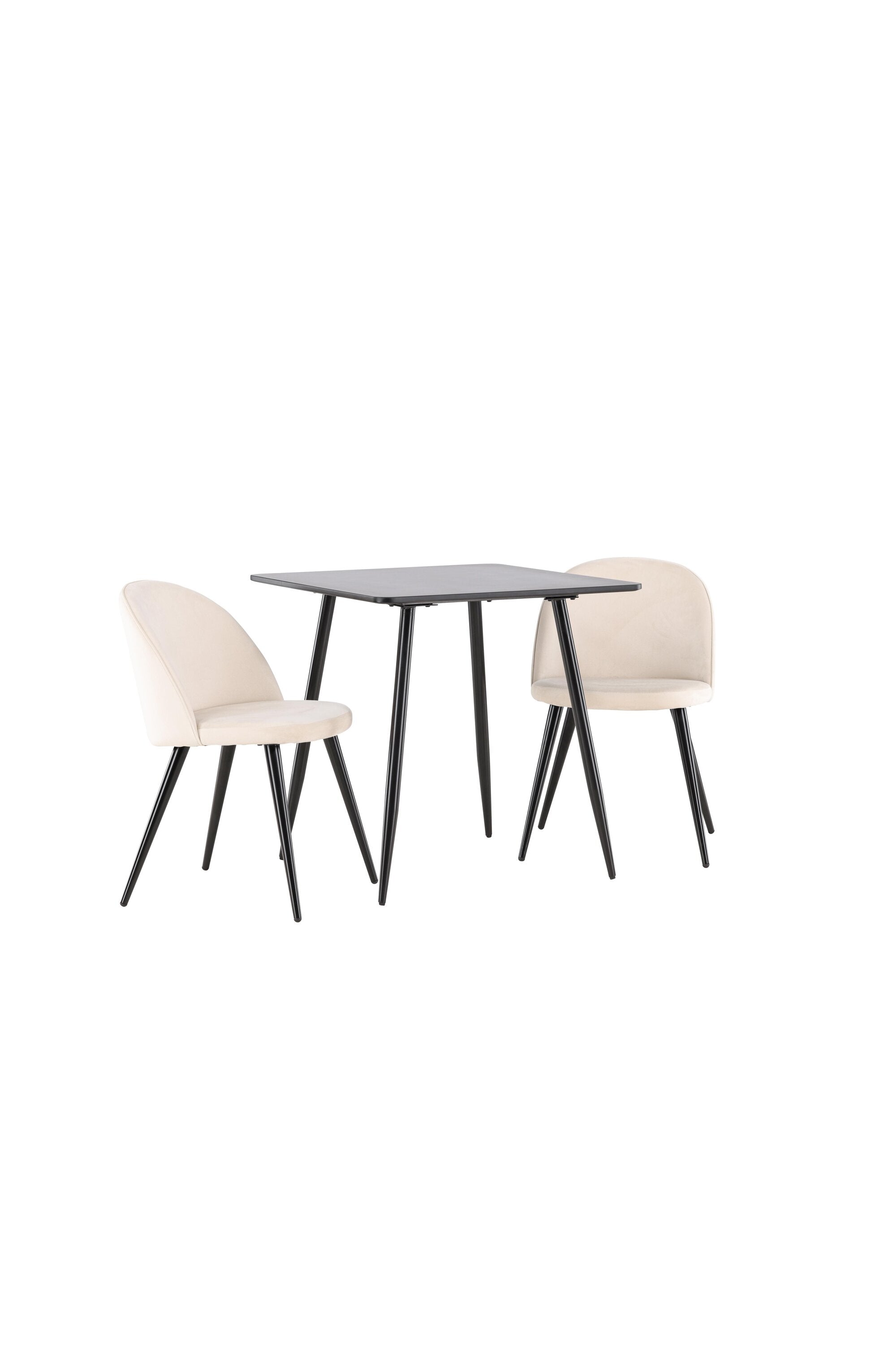 Polar Esstisch mit Velvet Stühlen in  präsentiert im Onlineshop von KAQTU Design AG. Esszimmerset ist von Venture Home