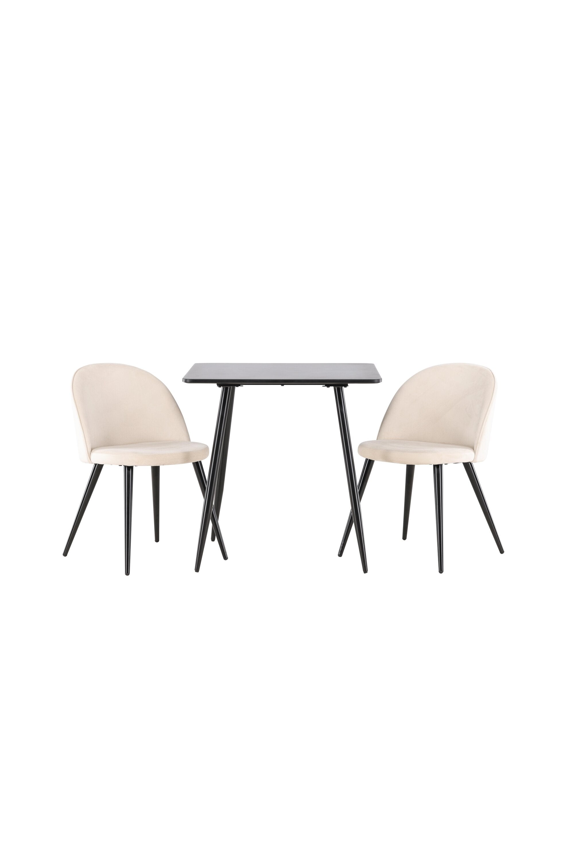 Polar Esstisch mit Velvet Stühlen in  präsentiert im Onlineshop von KAQTU Design AG. Esszimmerset ist von Venture Home
