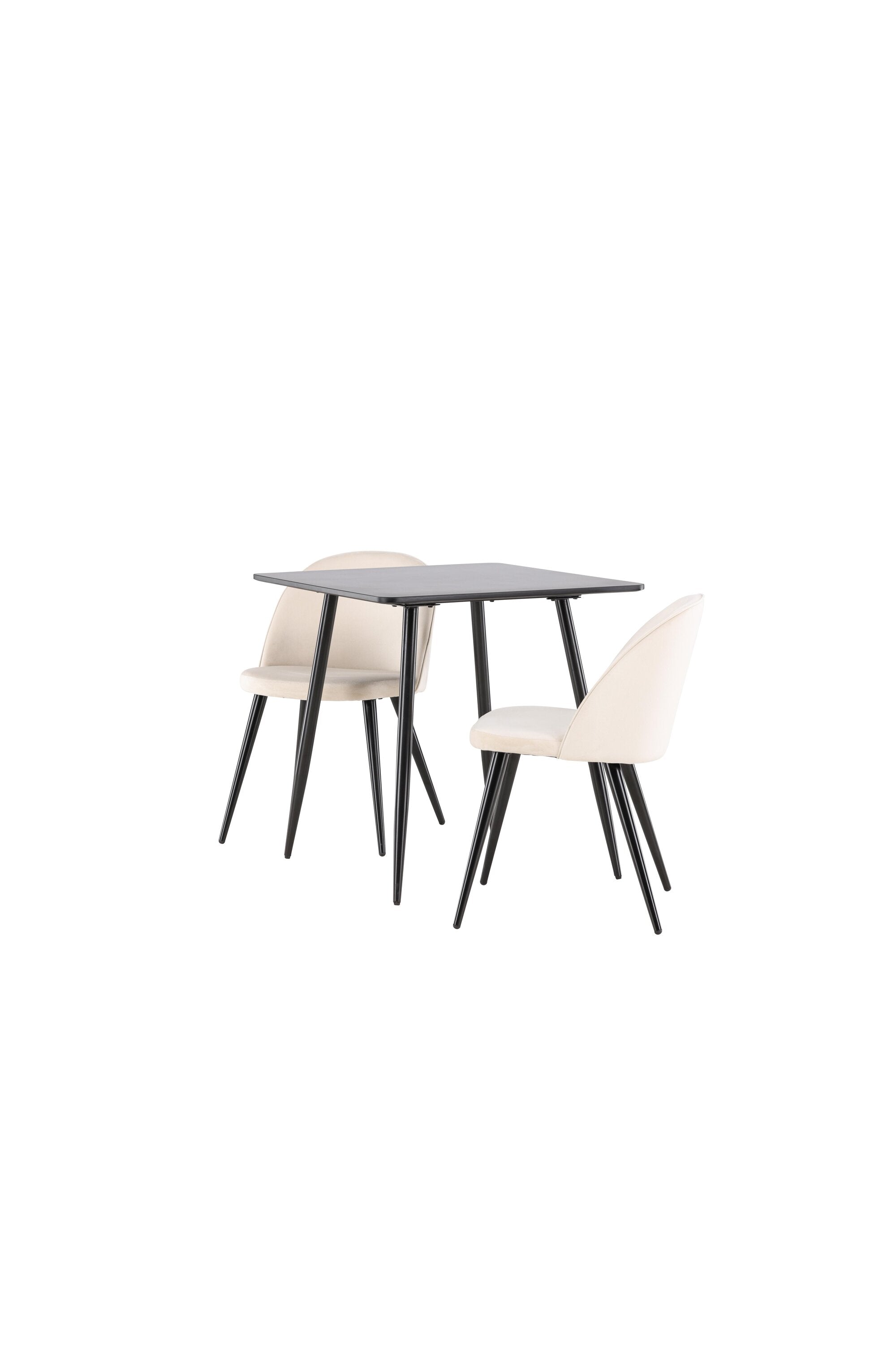 Polar Esstisch mit Velvet Stühlen in  präsentiert im Onlineshop von KAQTU Design AG. Esszimmerset ist von Venture Home