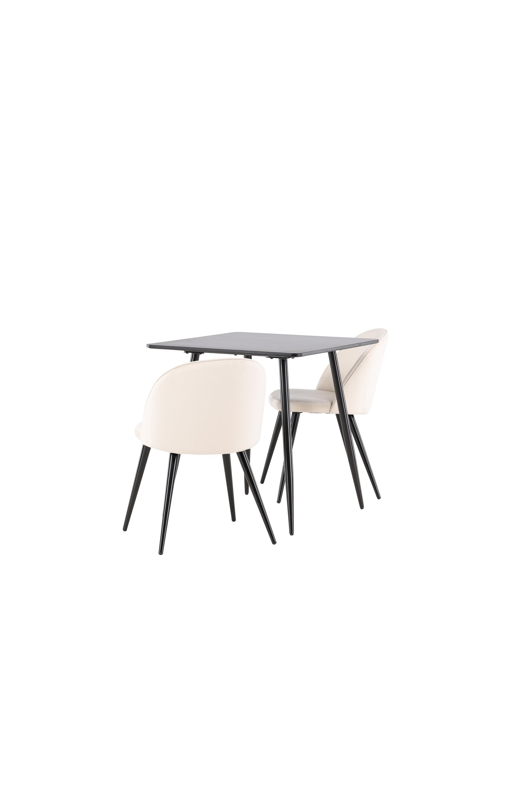 Polar Esstisch mit Velvet Stühlen in  präsentiert im Onlineshop von KAQTU Design AG. Esszimmerset ist von Venture Home