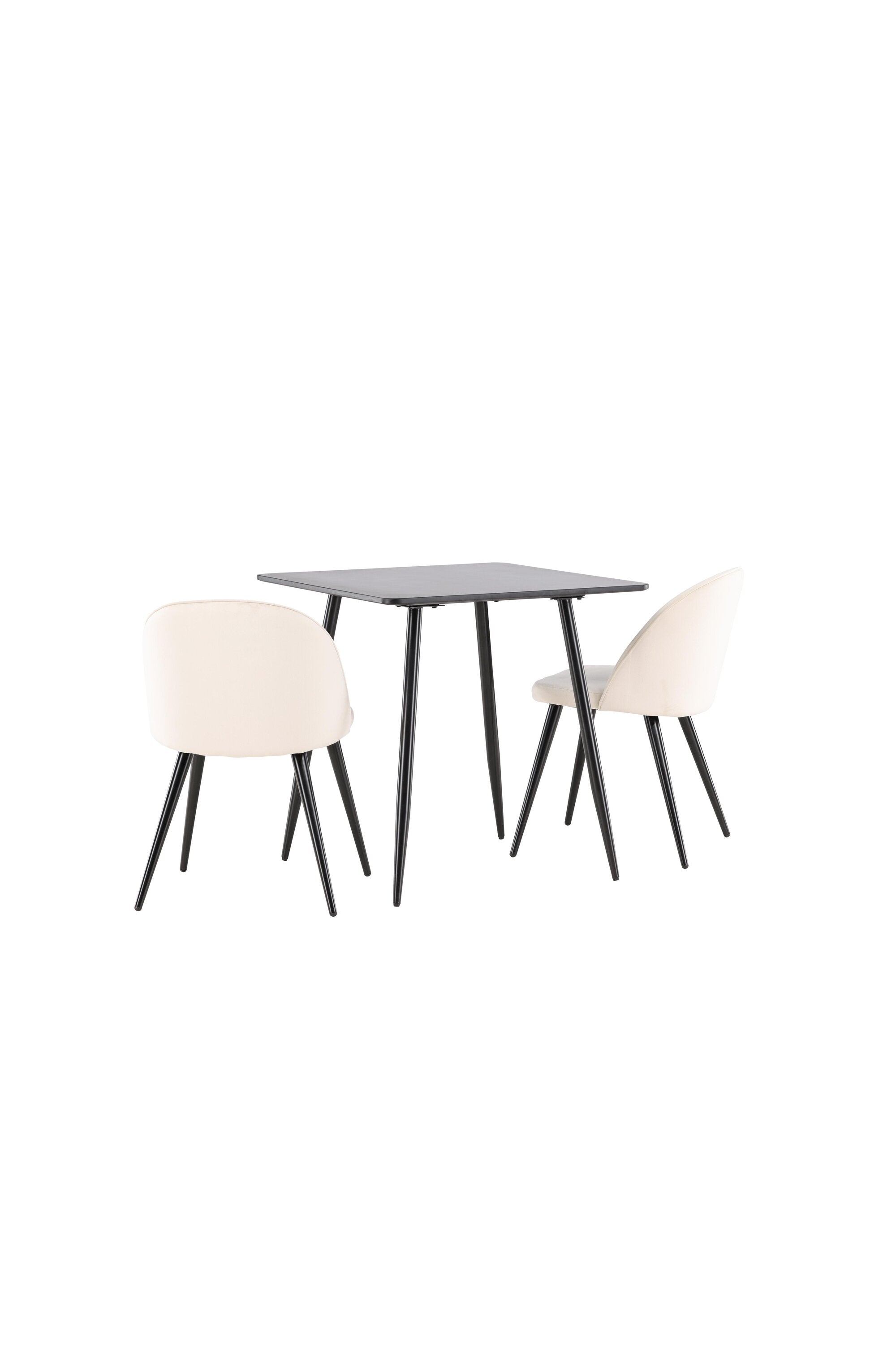 Polar Esstisch mit Velvet Stühlen in  präsentiert im Onlineshop von KAQTU Design AG. Esszimmerset ist von Venture Home