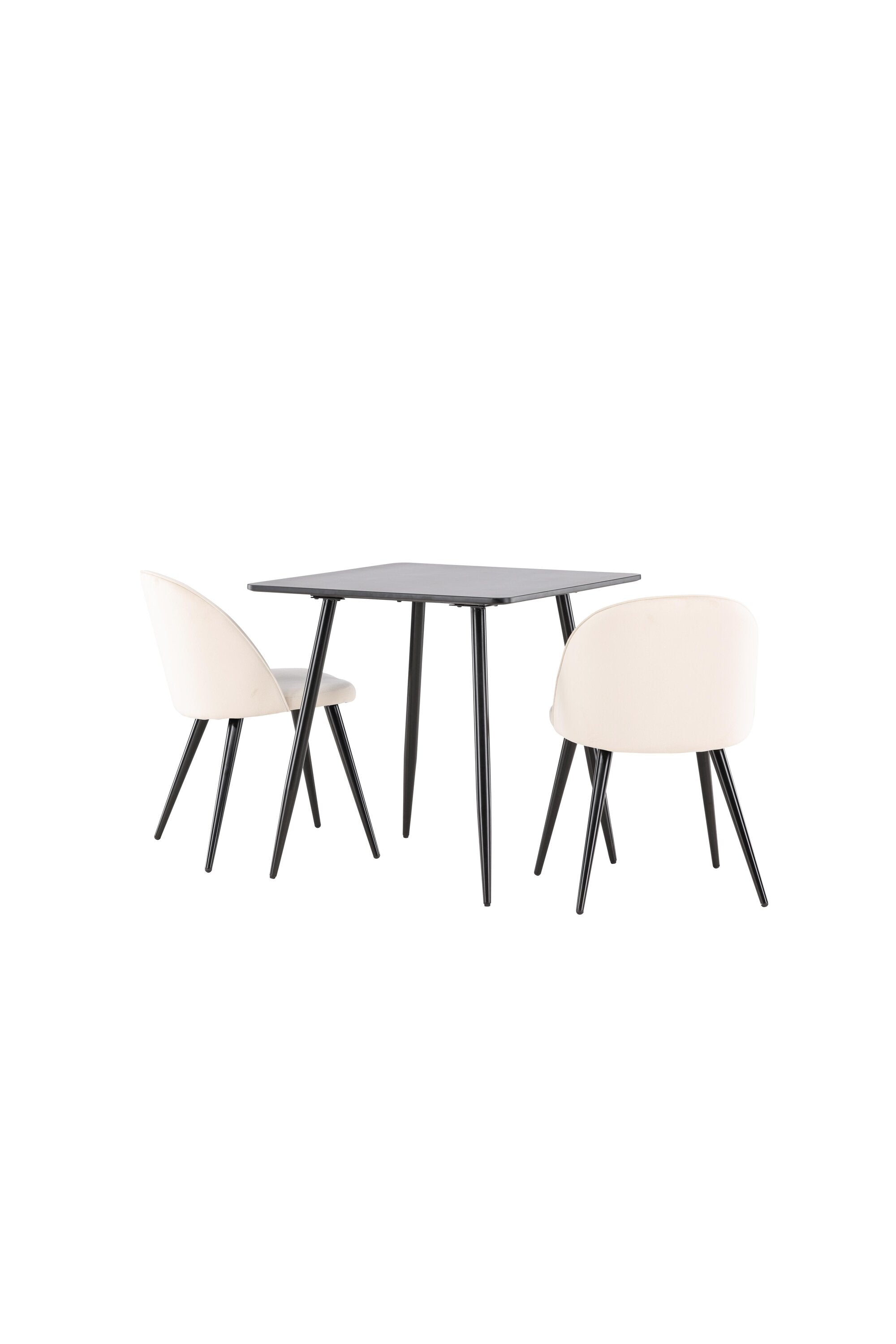 Polar Esstisch mit Velvet Stühlen in  präsentiert im Onlineshop von KAQTU Design AG. Esszimmerset ist von Venture Home