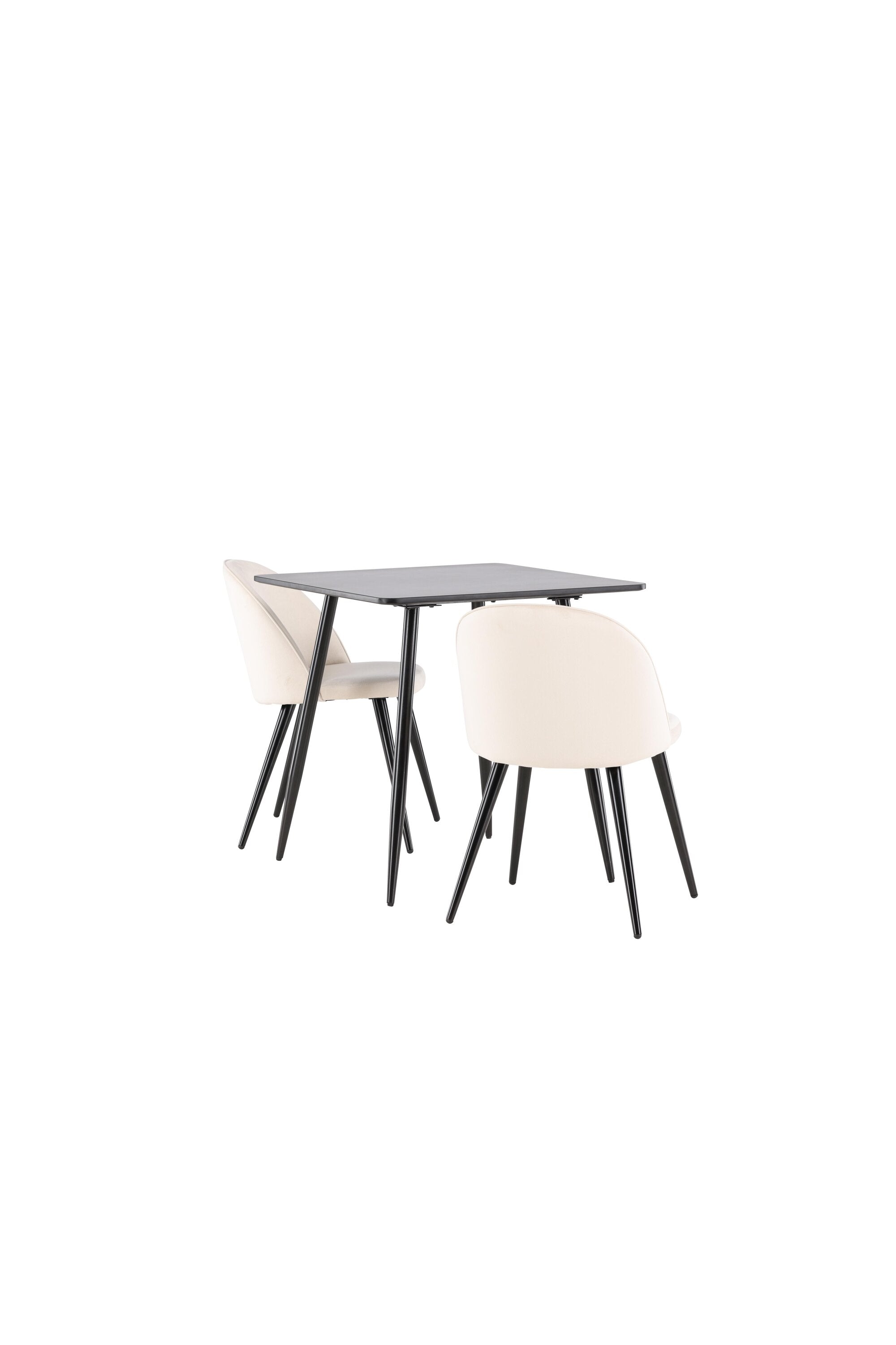 Polar Esstisch mit Velvet Stühlen in  präsentiert im Onlineshop von KAQTU Design AG. Esszimmerset ist von Venture Home