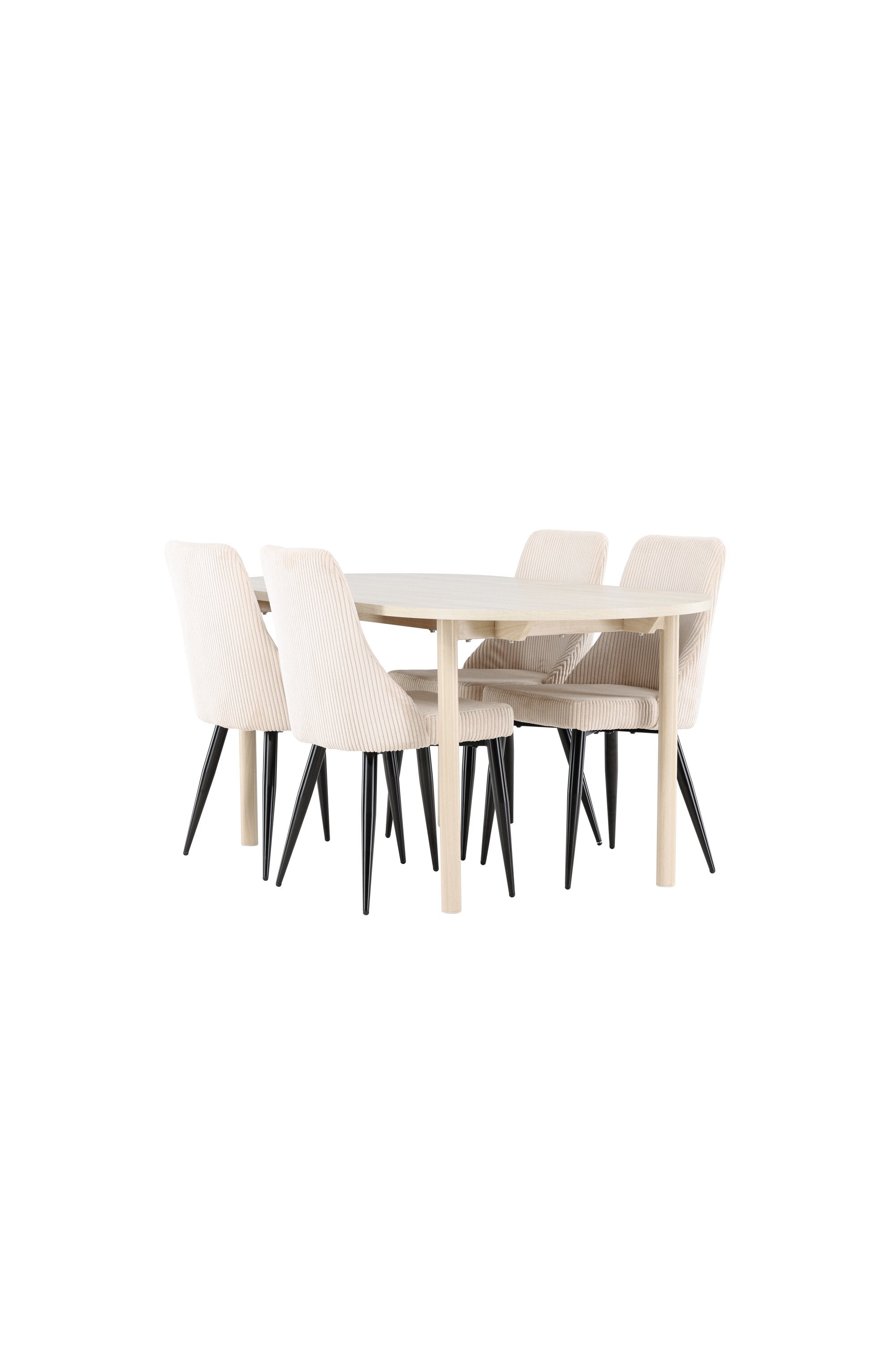 Andy Esstisch mit Leone Stühlen in  präsentiert im Onlineshop von KAQTU Design AG. Esszimmerset ist von Venture Home