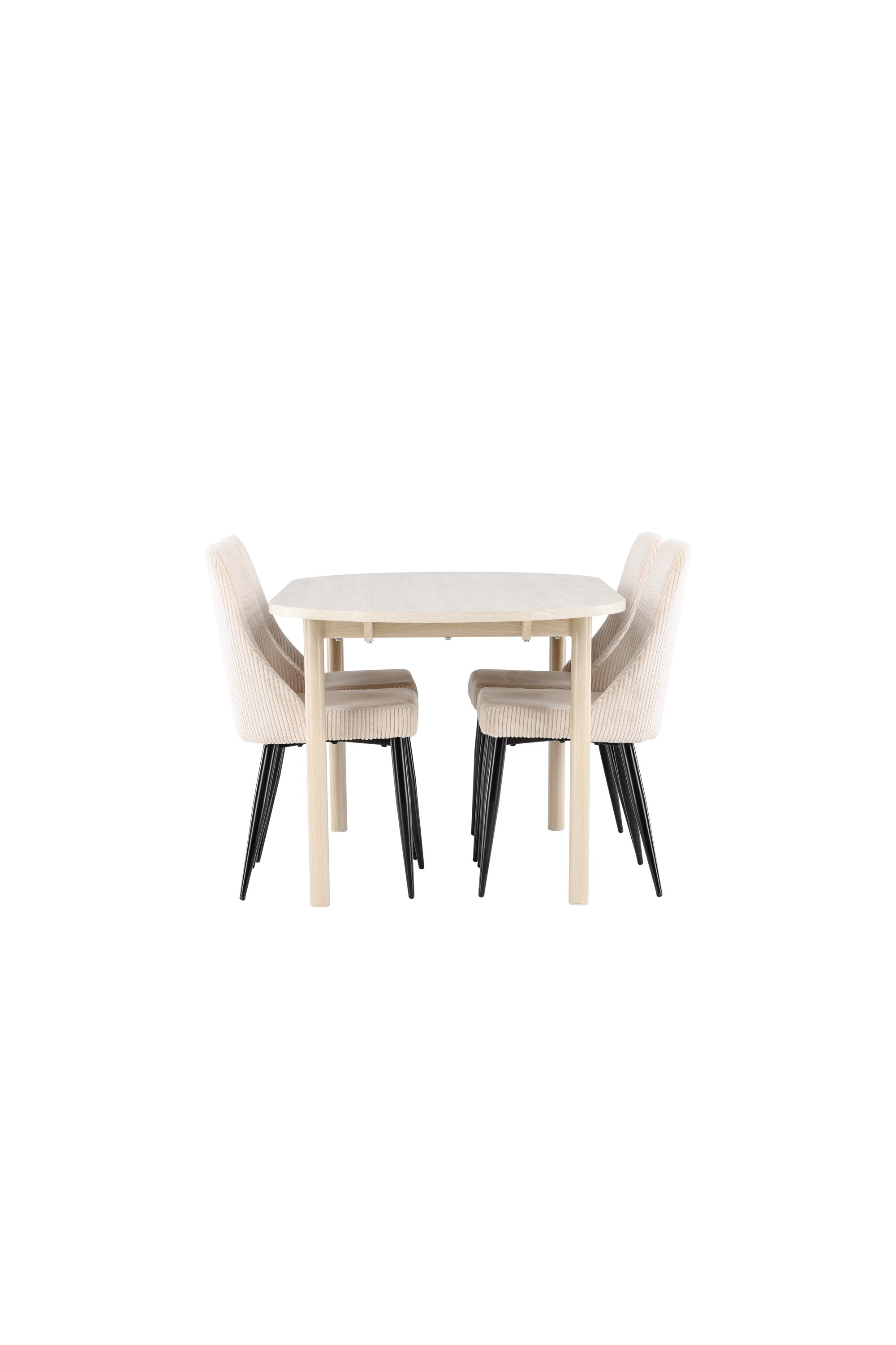 Andy Esstisch mit Leone Stühlen in  präsentiert im Onlineshop von KAQTU Design AG. Esszimmerset ist von Venture Home