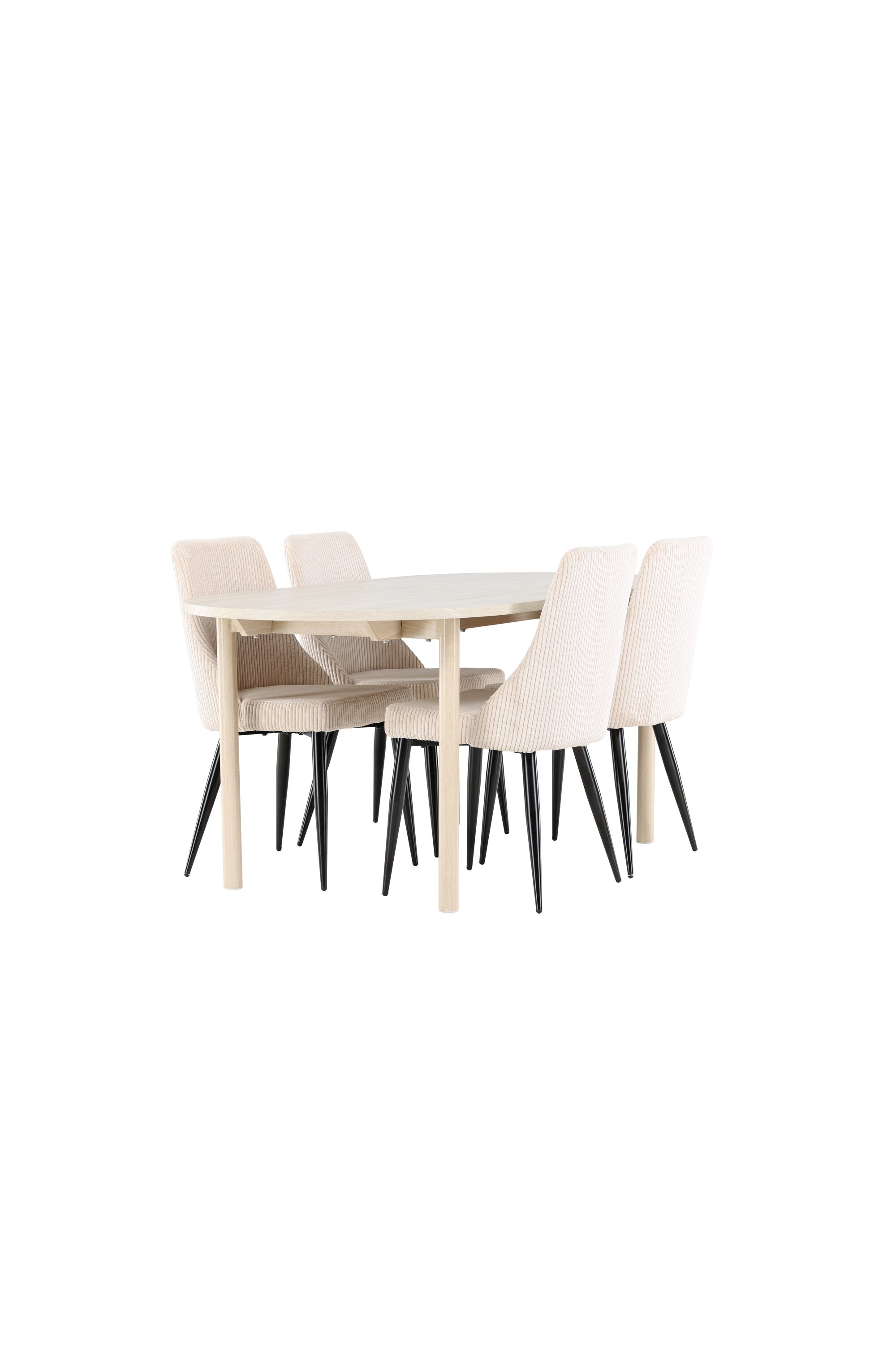 Andy Esstisch mit Leone Stühlen in  präsentiert im Onlineshop von KAQTU Design AG. Esszimmerset ist von Venture Home
