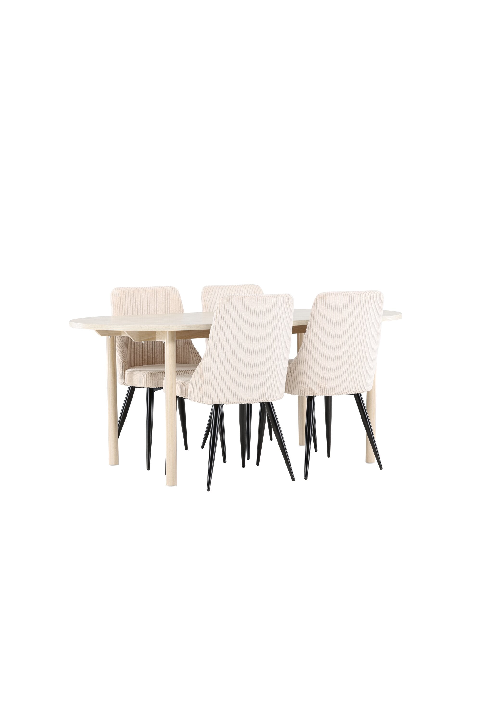 Andy Esstisch mit Leone Stühlen in  präsentiert im Onlineshop von KAQTU Design AG. Esszimmerset ist von Venture Home
