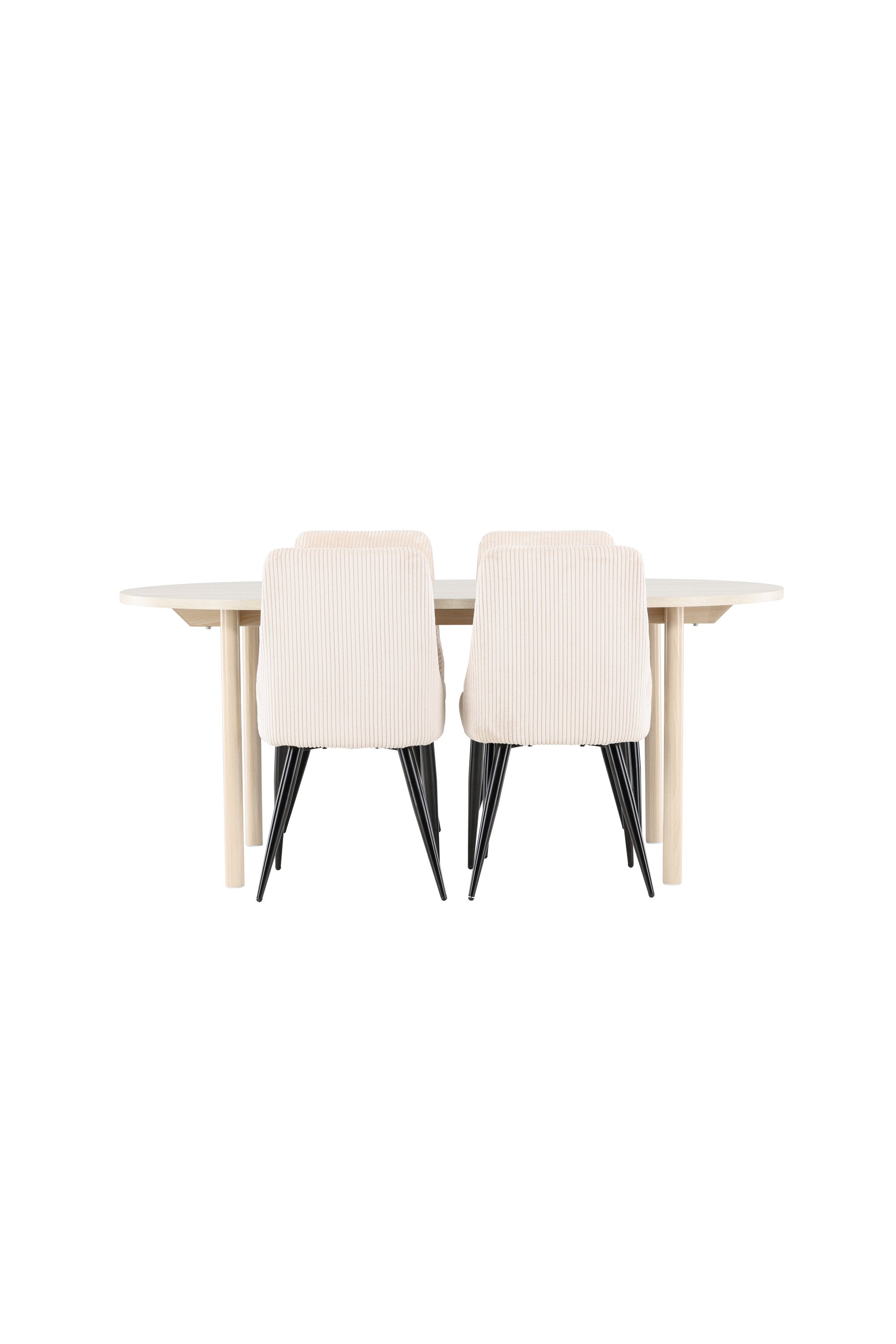 Andy Esstisch mit Leone Stühlen in  präsentiert im Onlineshop von KAQTU Design AG. Esszimmerset ist von Venture Home