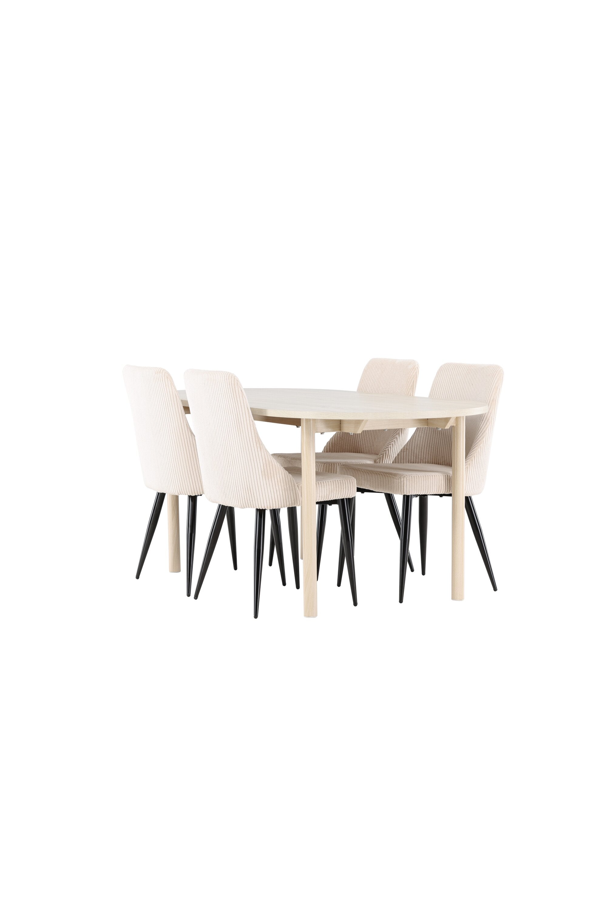 Andy Esstisch mit Leone Stühlen in  präsentiert im Onlineshop von KAQTU Design AG. Esszimmerset ist von Venture Home