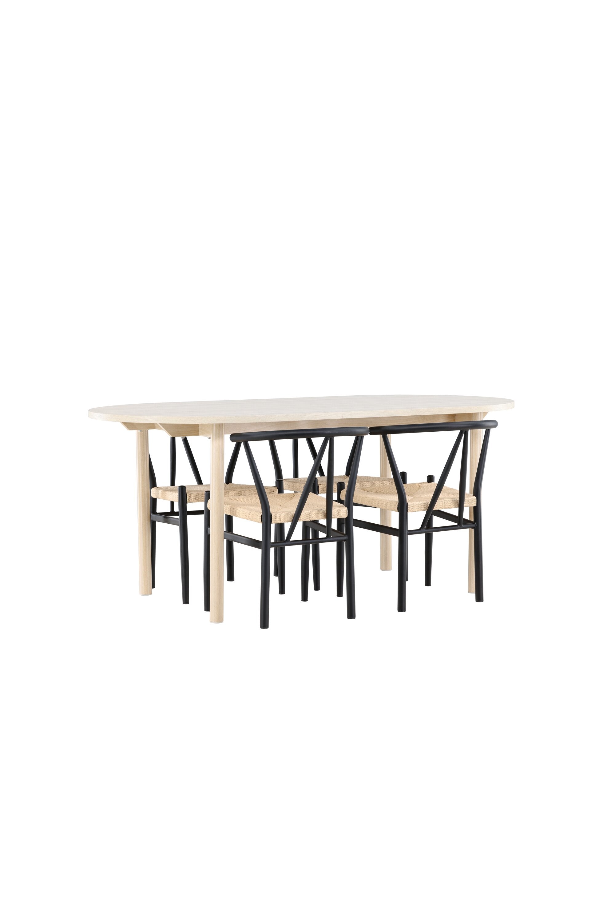 Andy Esstisch mit Alfons Stühlen in  präsentiert im Onlineshop von KAQTU Design AG. Esszimmerset ist von Venture Home