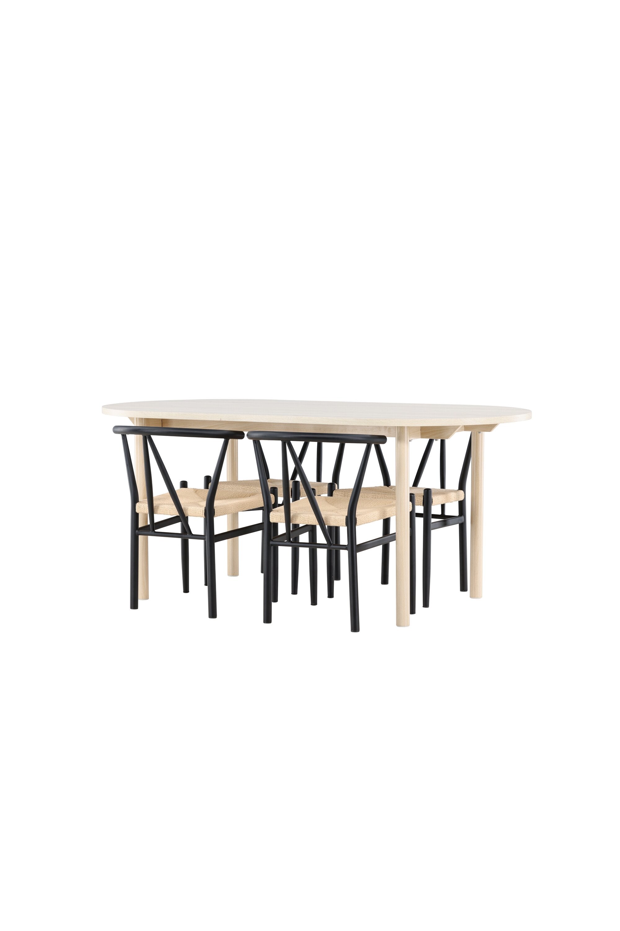 Andy Esstisch mit Alfons Stühlen in  präsentiert im Onlineshop von KAQTU Design AG. Esszimmerset ist von Venture Home