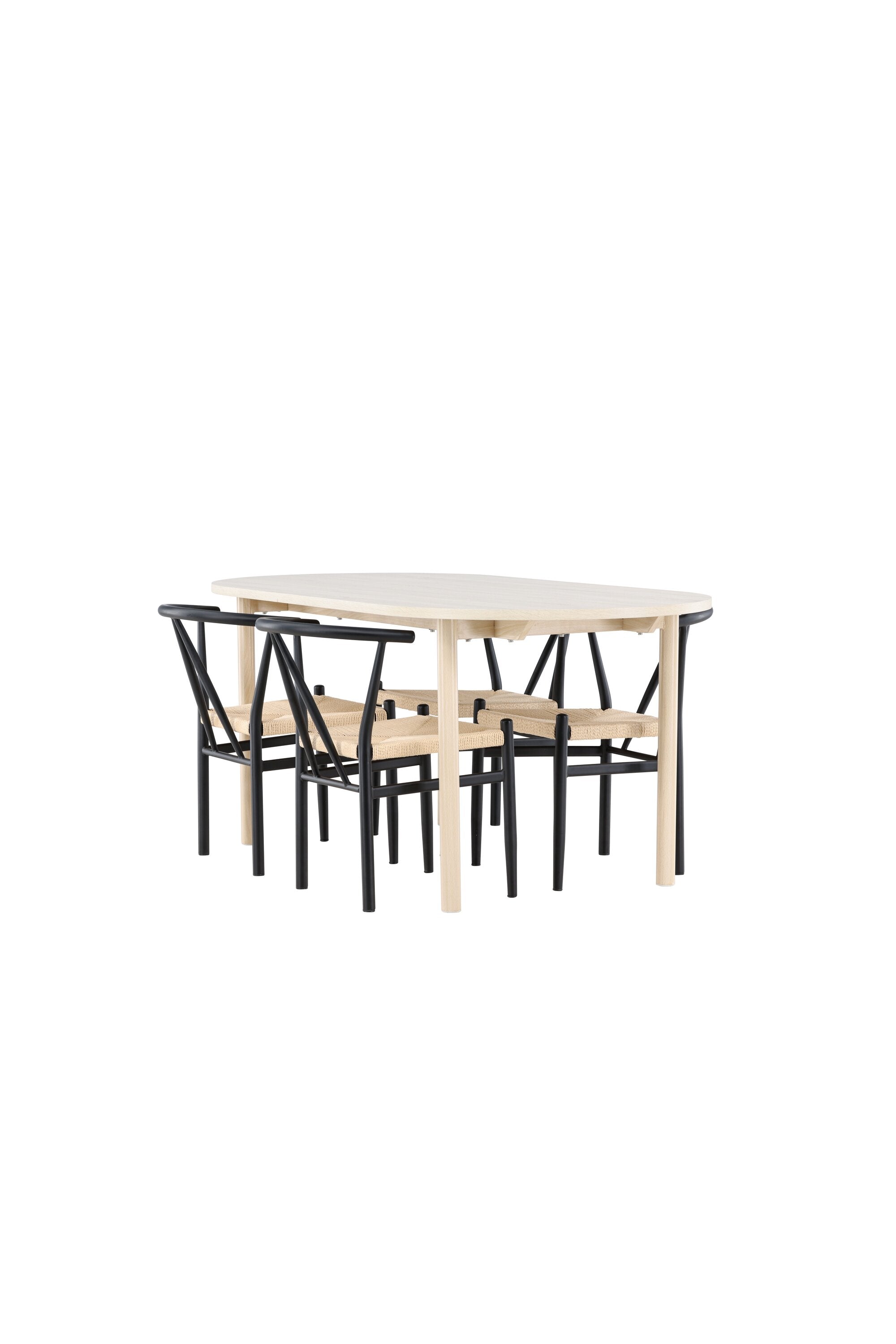 Andy Esstisch mit Alfons Stühlen in  präsentiert im Onlineshop von KAQTU Design AG. Esszimmerset ist von Venture Home