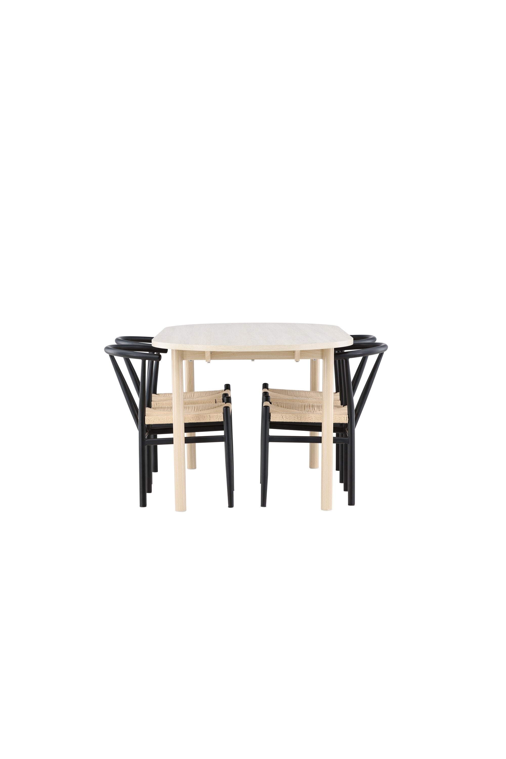 Andy Esstisch mit Alfons Stühlen in  präsentiert im Onlineshop von KAQTU Design AG. Esszimmerset ist von Venture Home