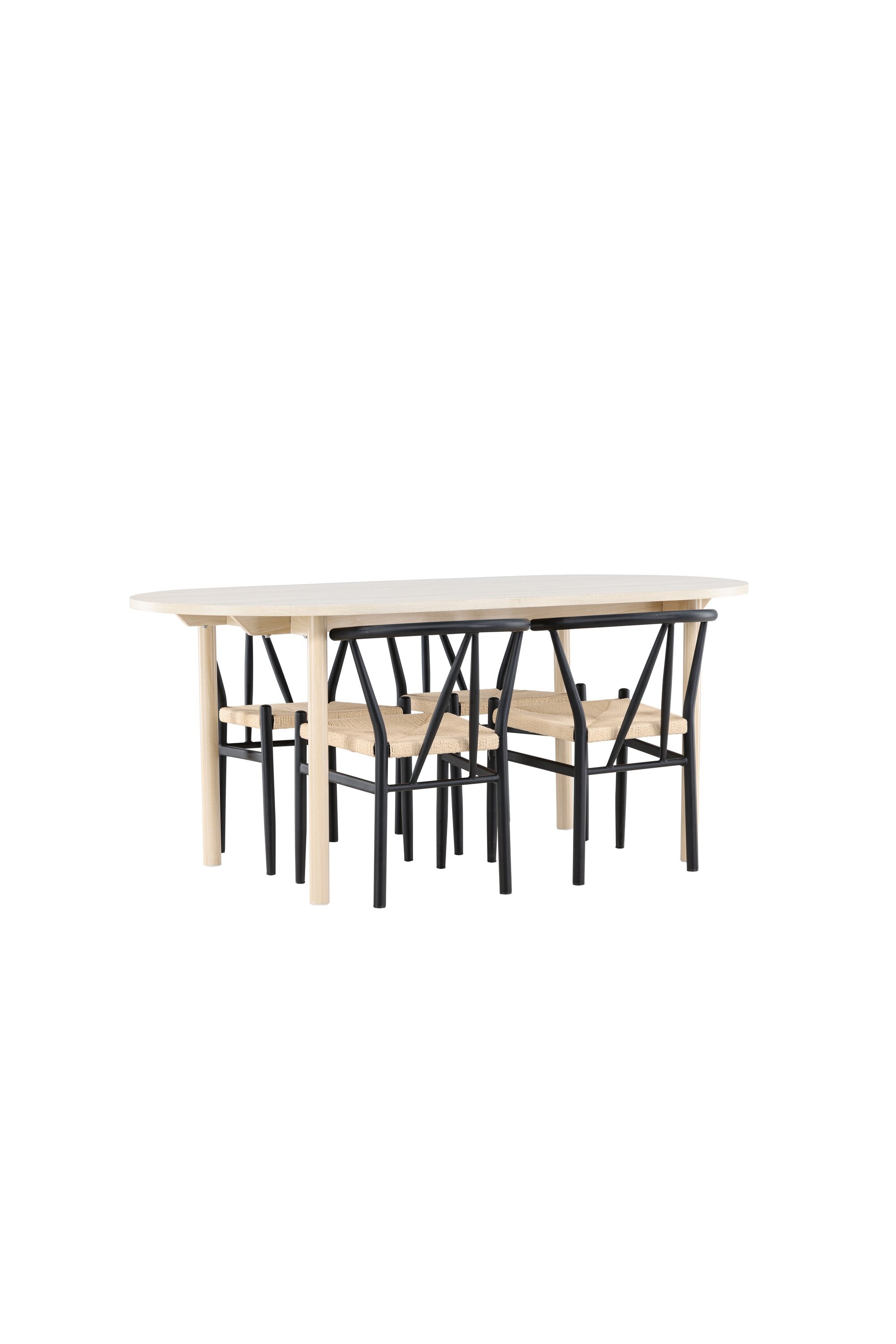 Andy Esstisch mit Alfons Stühlen in  präsentiert im Onlineshop von KAQTU Design AG. Esszimmerset ist von Venture Home
