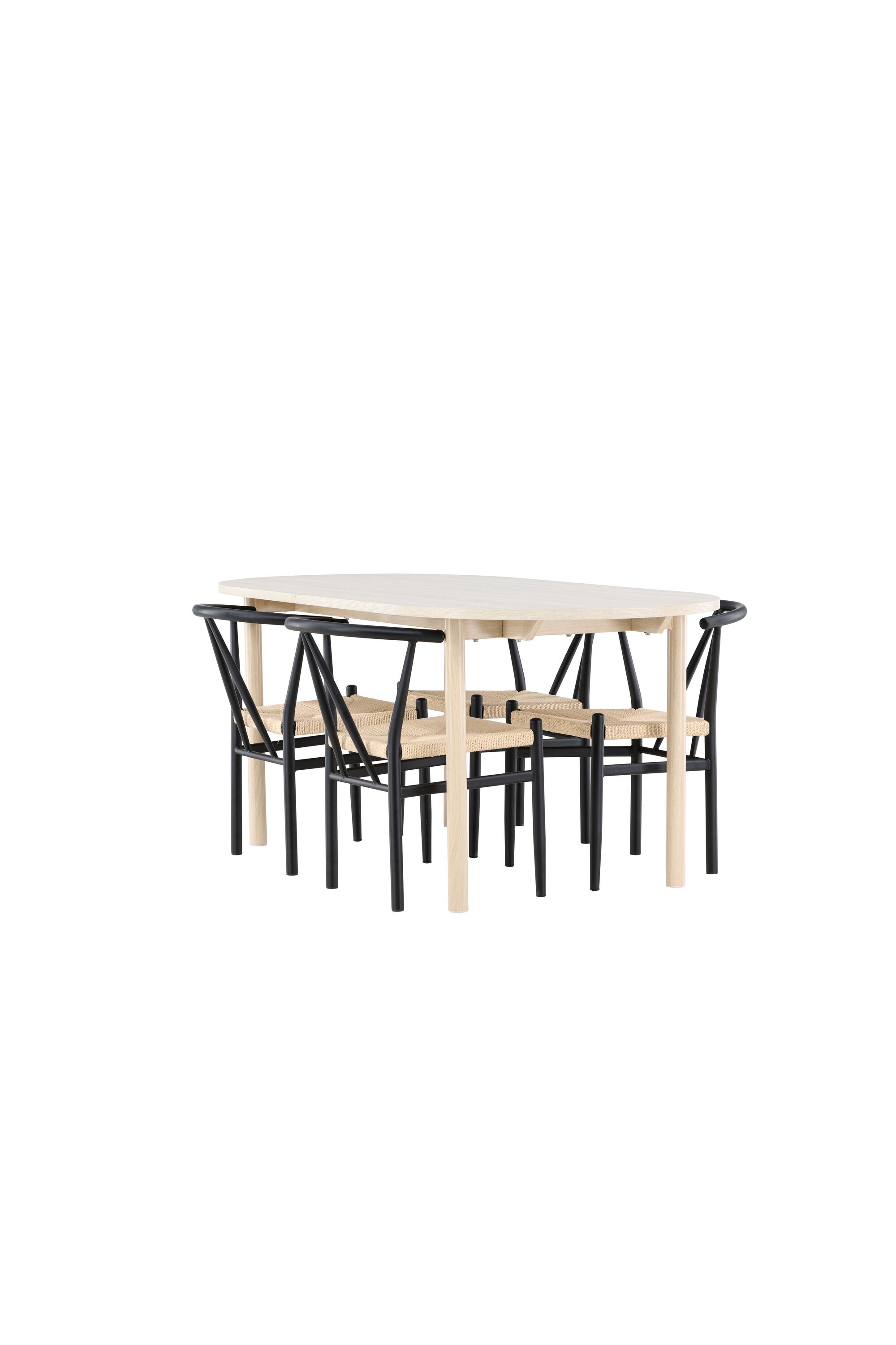 Andy Esstisch mit Alfons Stühlen in  präsentiert im Onlineshop von KAQTU Design AG. Esszimmerset ist von Venture Home