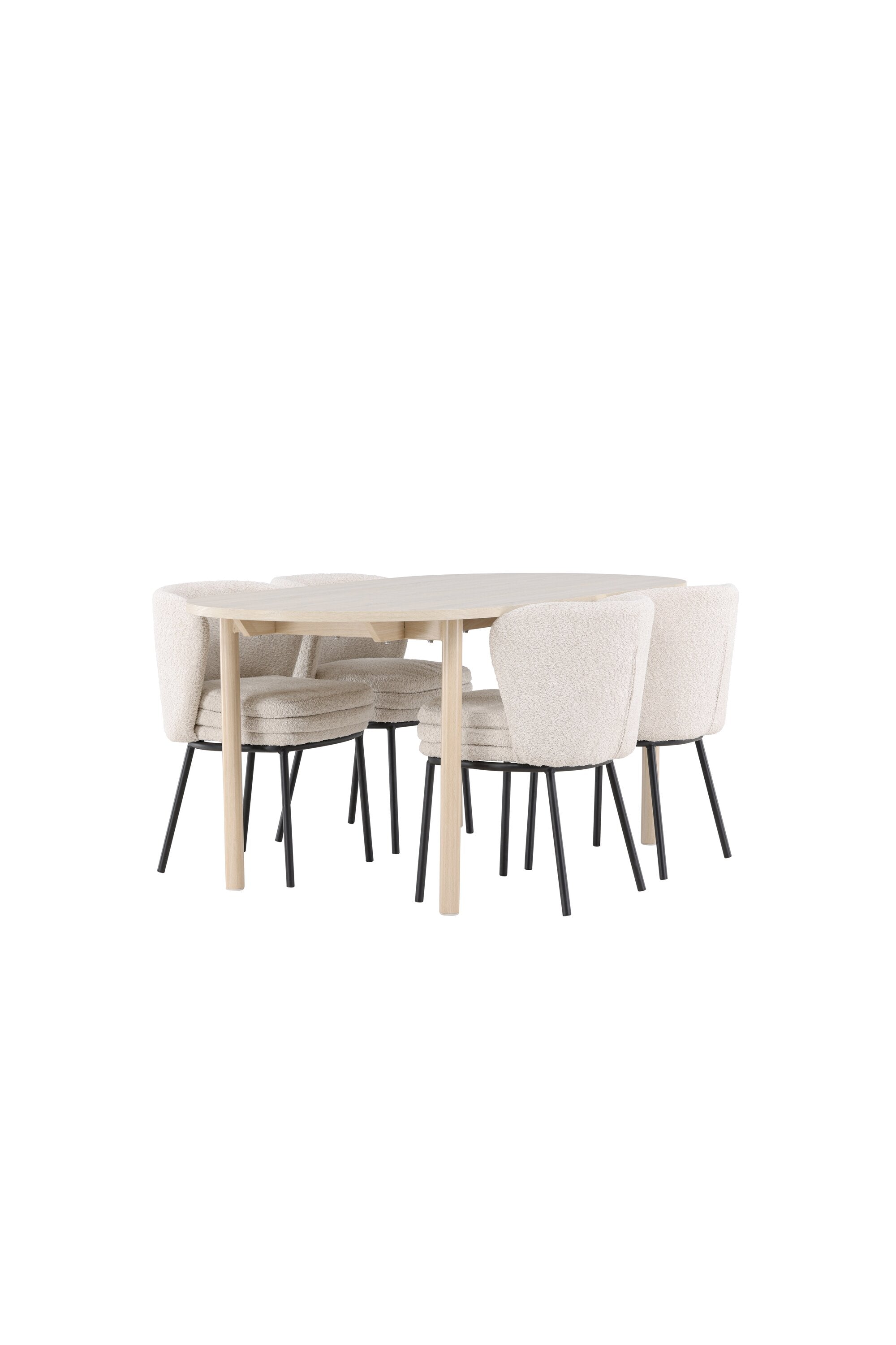 Andy Esstisch mit Agnes Stühlen in  präsentiert im Onlineshop von KAQTU Design AG. Esszimmerset ist von Venture Home