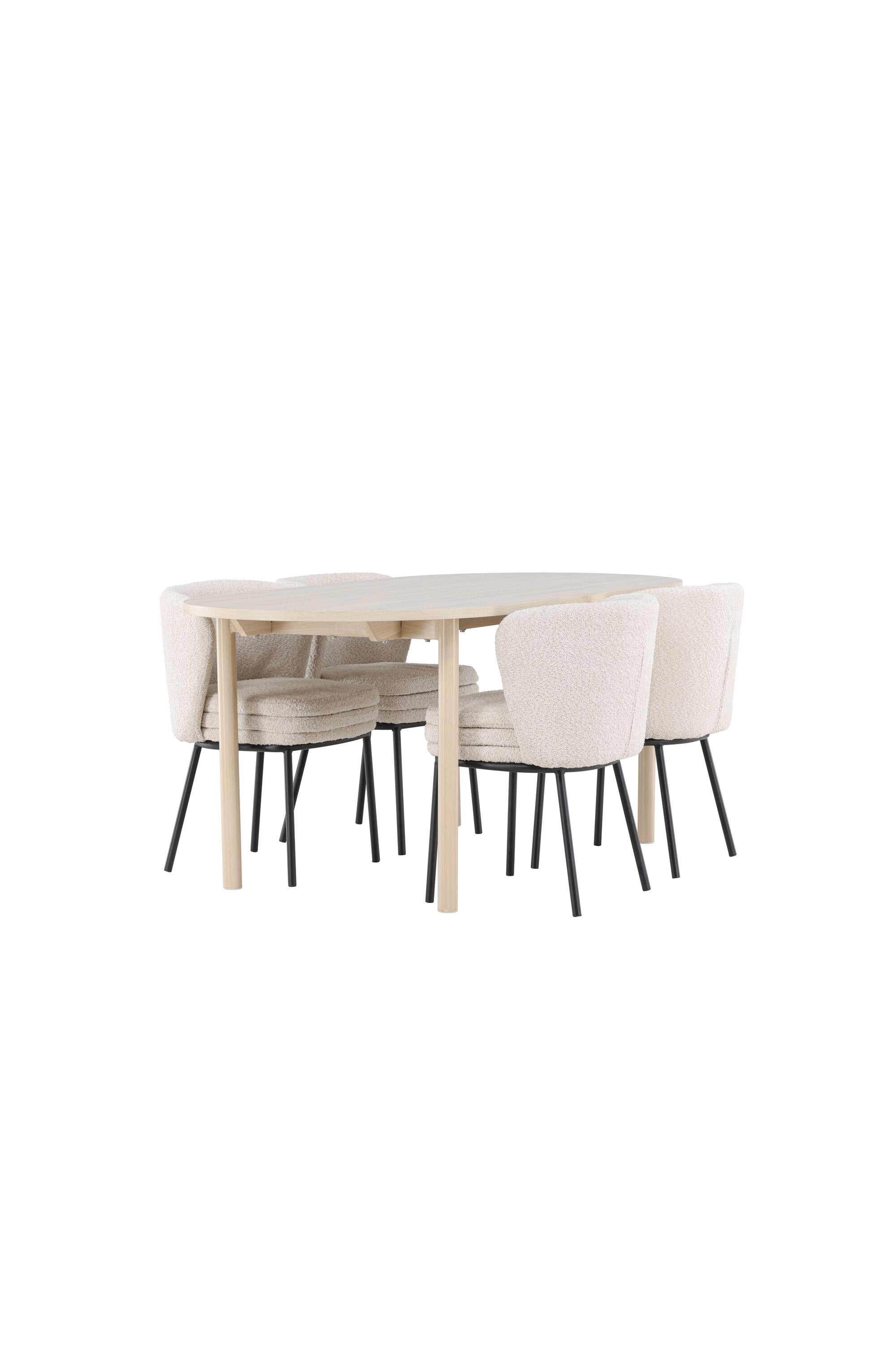 Andy Esstisch mit Agnes Stühlen in  präsentiert im Onlineshop von KAQTU Design AG. Esszimmerset ist von Venture Home