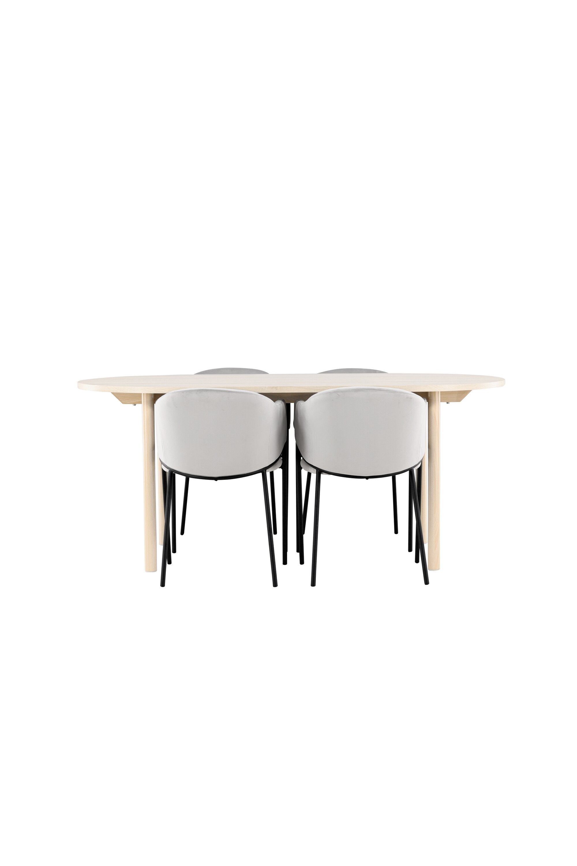 Tisch Andy mit Stühlen Evelina in  präsentiert im Onlineshop von KAQTU Design AG. Esszimmerset ist von Venture Home