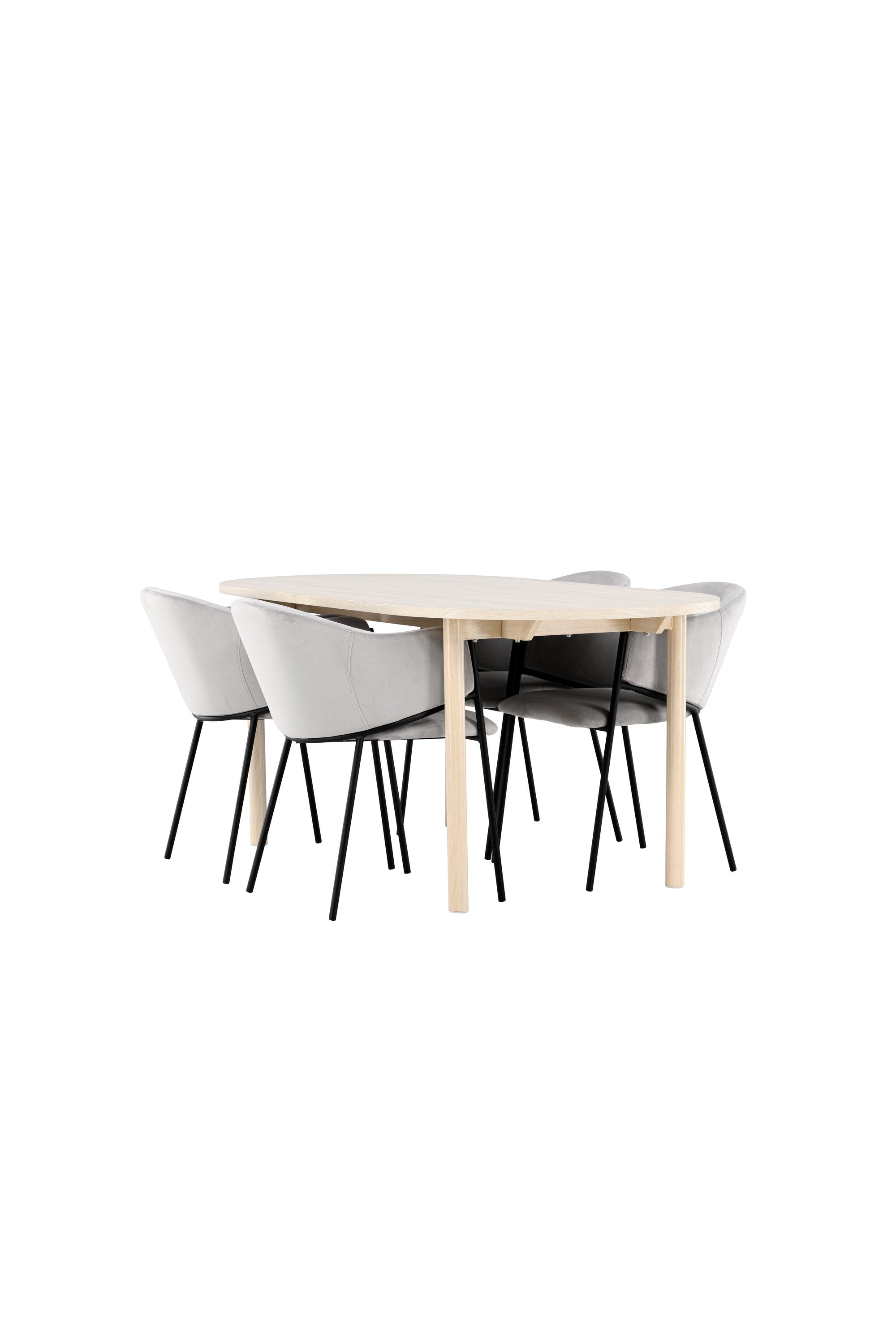 Tisch Andy mit Stühlen Evelina in  präsentiert im Onlineshop von KAQTU Design AG. Esszimmerset ist von Venture Home