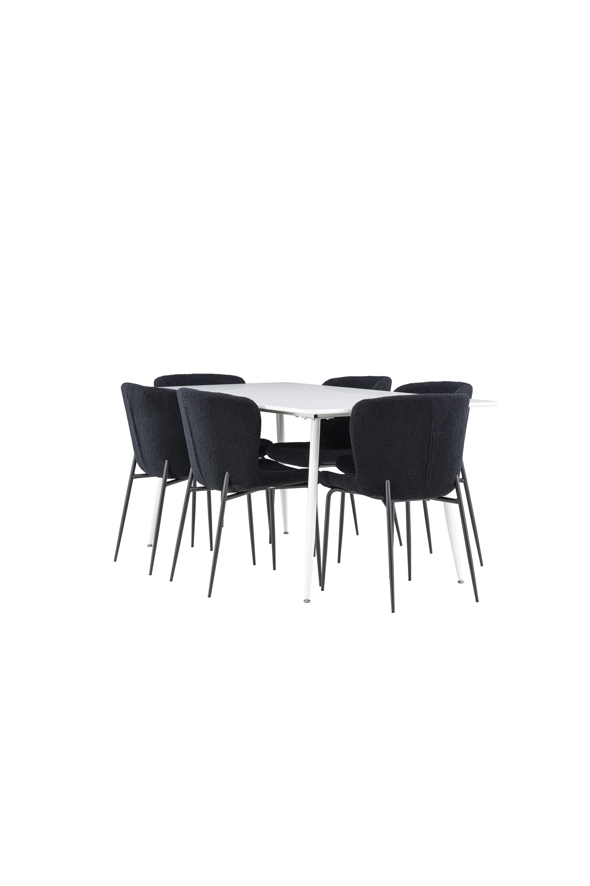 Silar Esstisch mit Modesto Stühlen in  präsentiert im Onlineshop von KAQTU Design AG. Esszimmerset ist von Venture Home