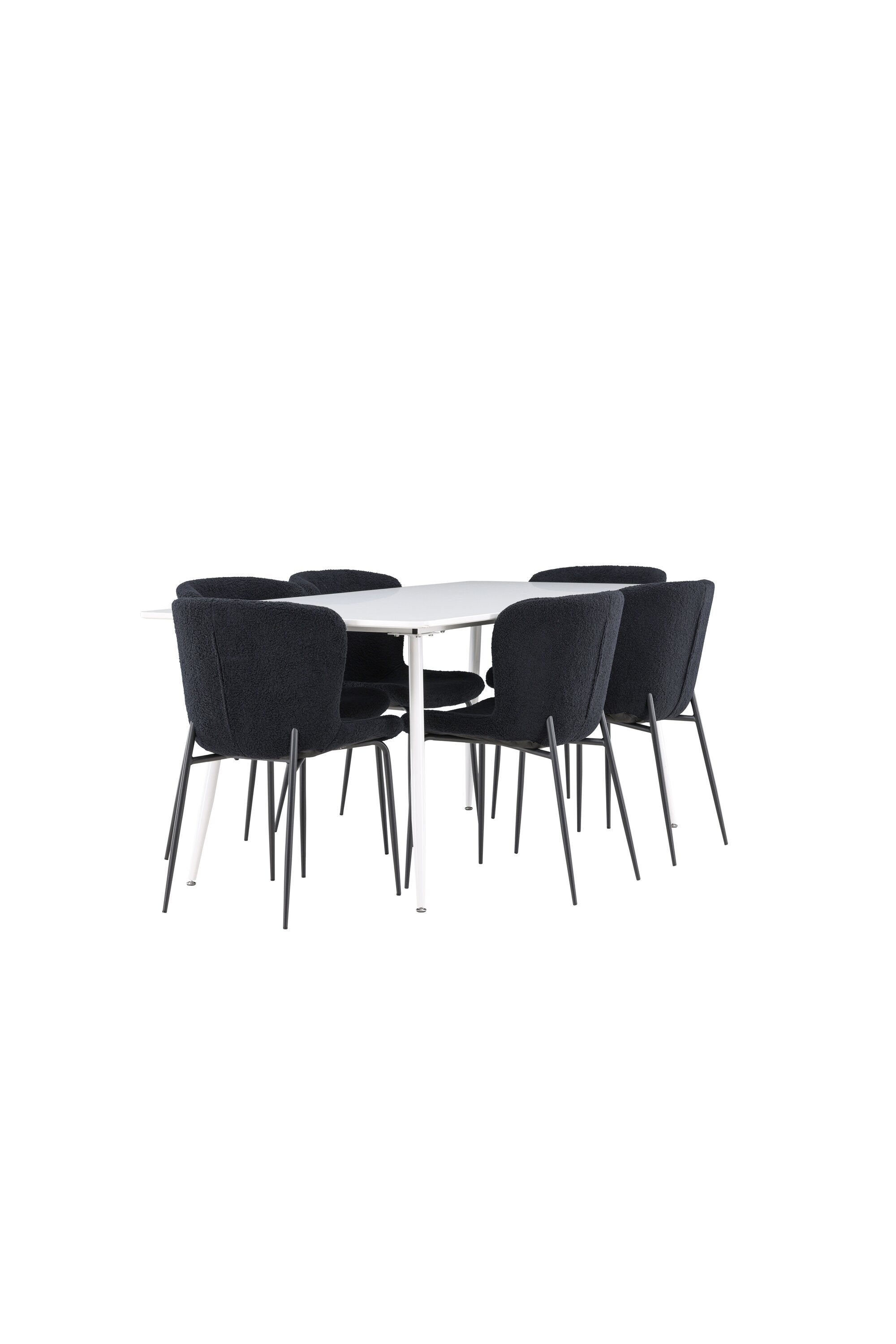 Silar Esstisch mit Modesto Stühlen in  präsentiert im Onlineshop von KAQTU Design AG. Esszimmerset ist von Venture Home