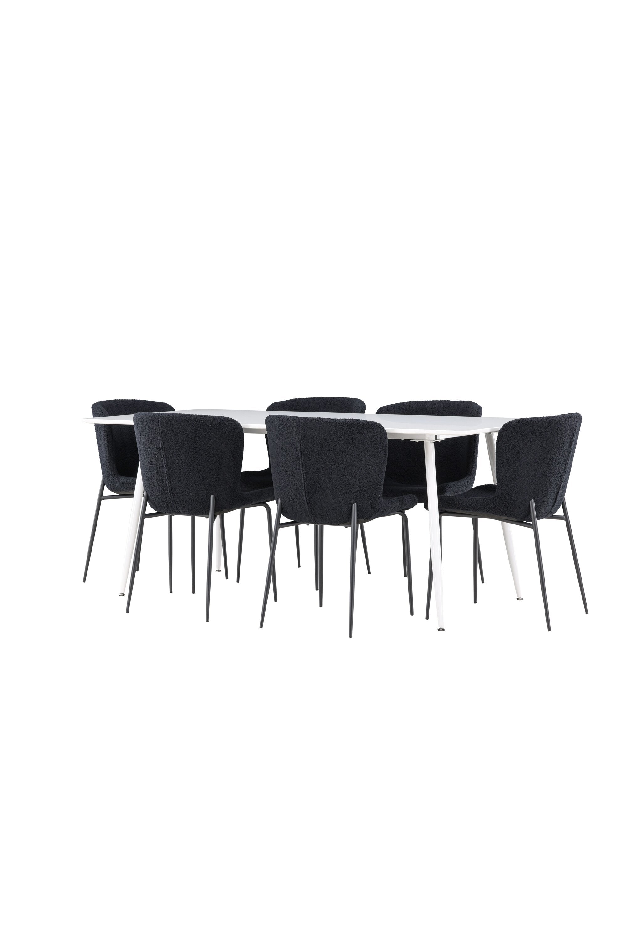 Silar Esstisch mit Modesto Stühlen in  präsentiert im Onlineshop von KAQTU Design AG. Esszimmerset ist von Venture Home