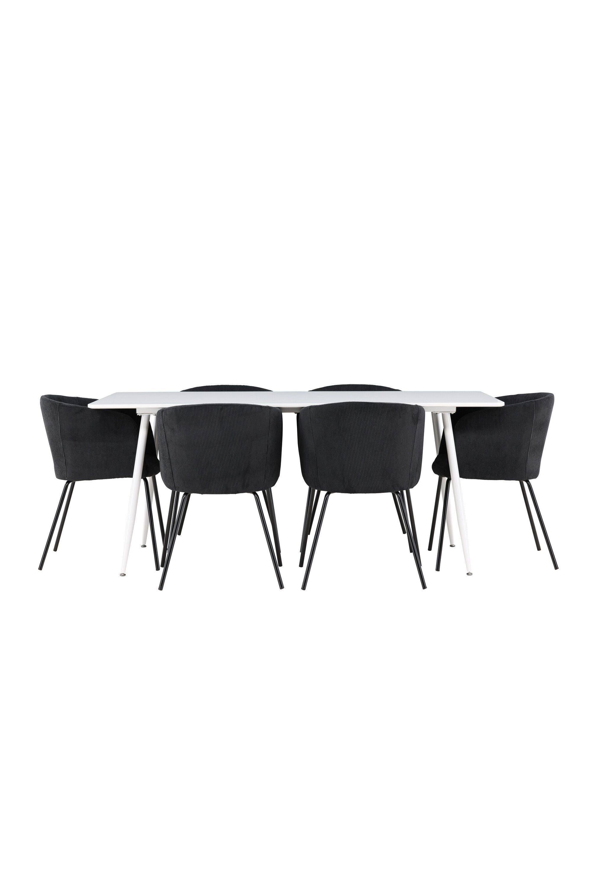 Silar Esstisch mit Stühlen von Berit in  präsentiert im Onlineshop von KAQTU Design AG. Esszimmerset ist von Venture Home